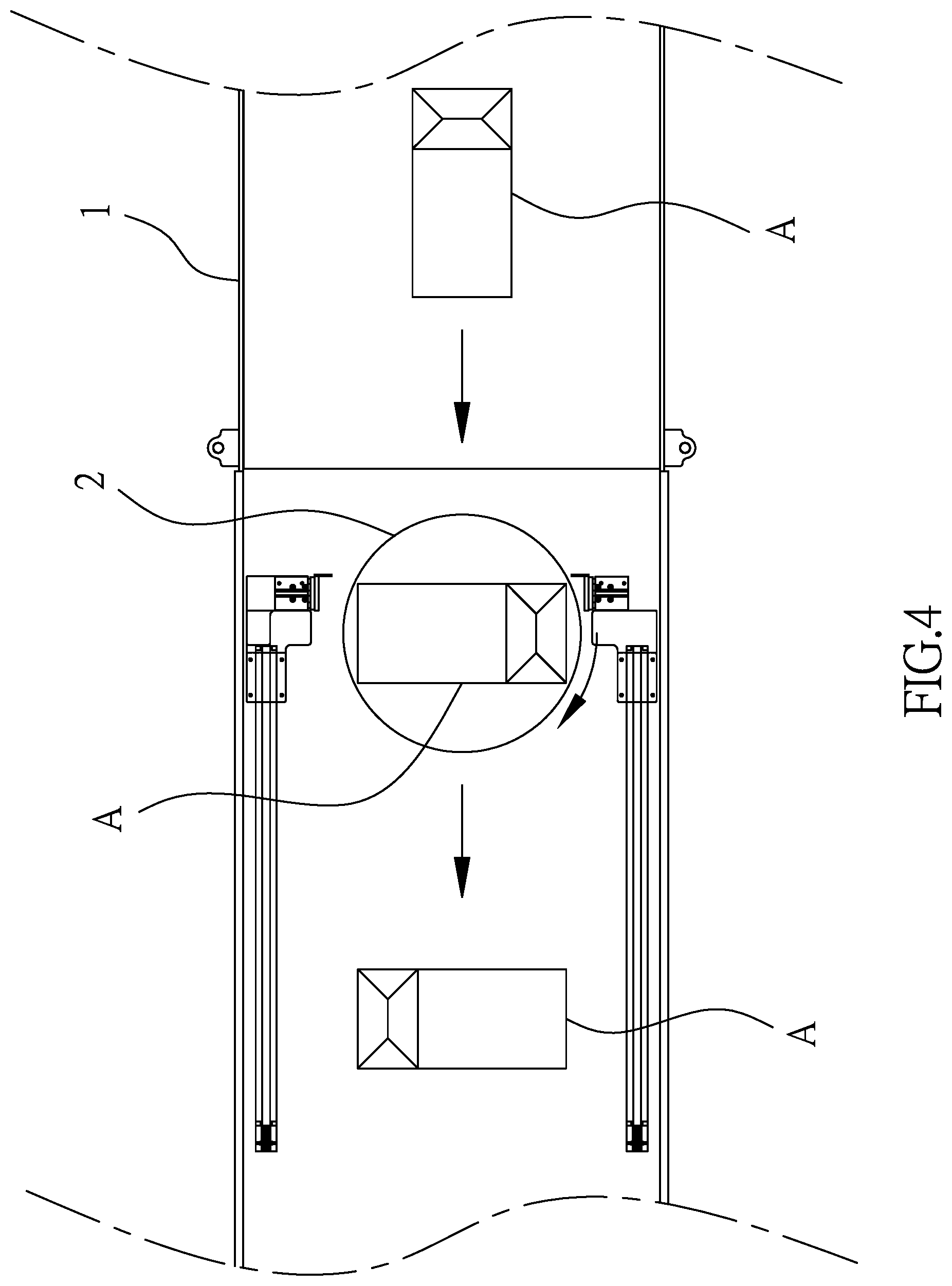 Patent US12319457 Figure 4 – Automatic packaging machine for paper bags