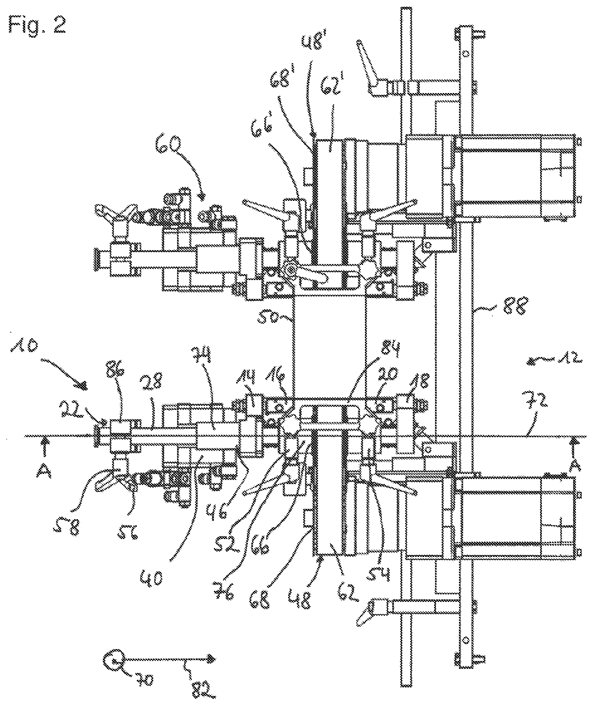 Patent US12319458 Figure 2 – Sealing device and longitudinal sealing device comprising such a sealing device