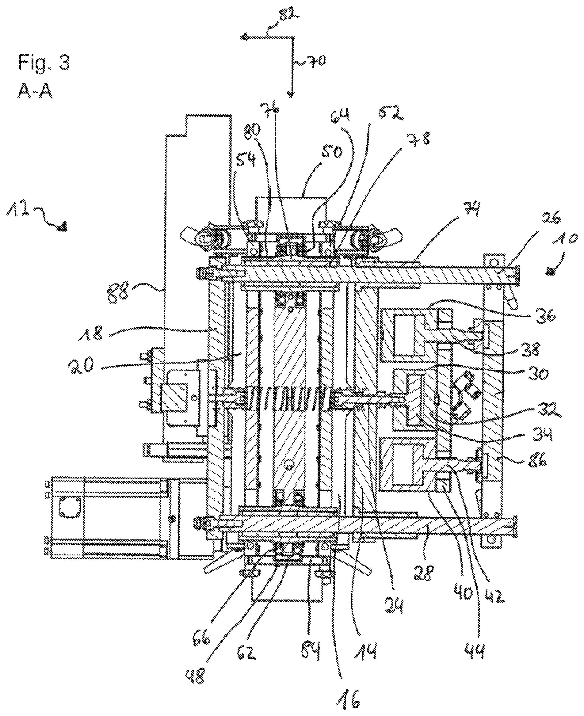 Patent US12319458 Figure 3 – Sealing device and longitudinal sealing device comprising such a sealing device