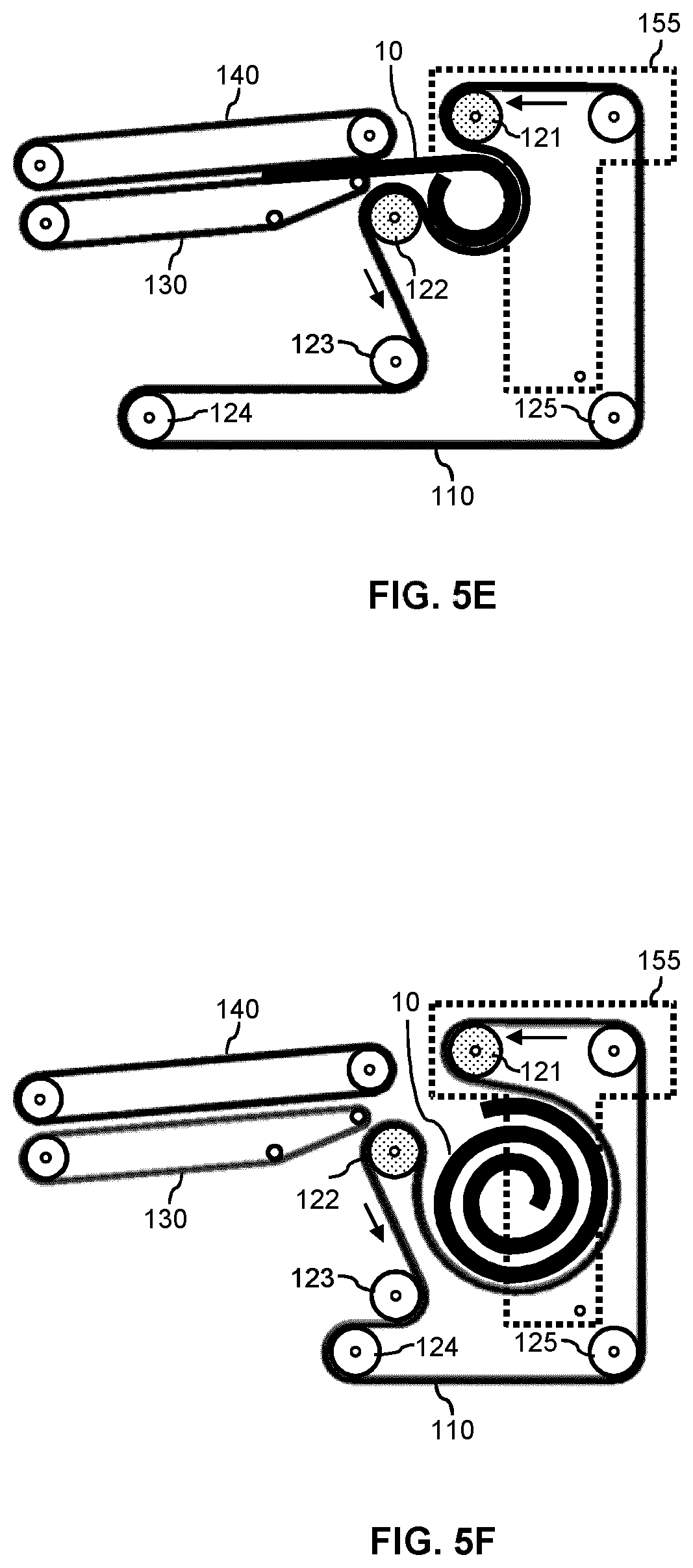 Patent US12319461 Figure 7 – Machine and method for roll-packing of mattresses