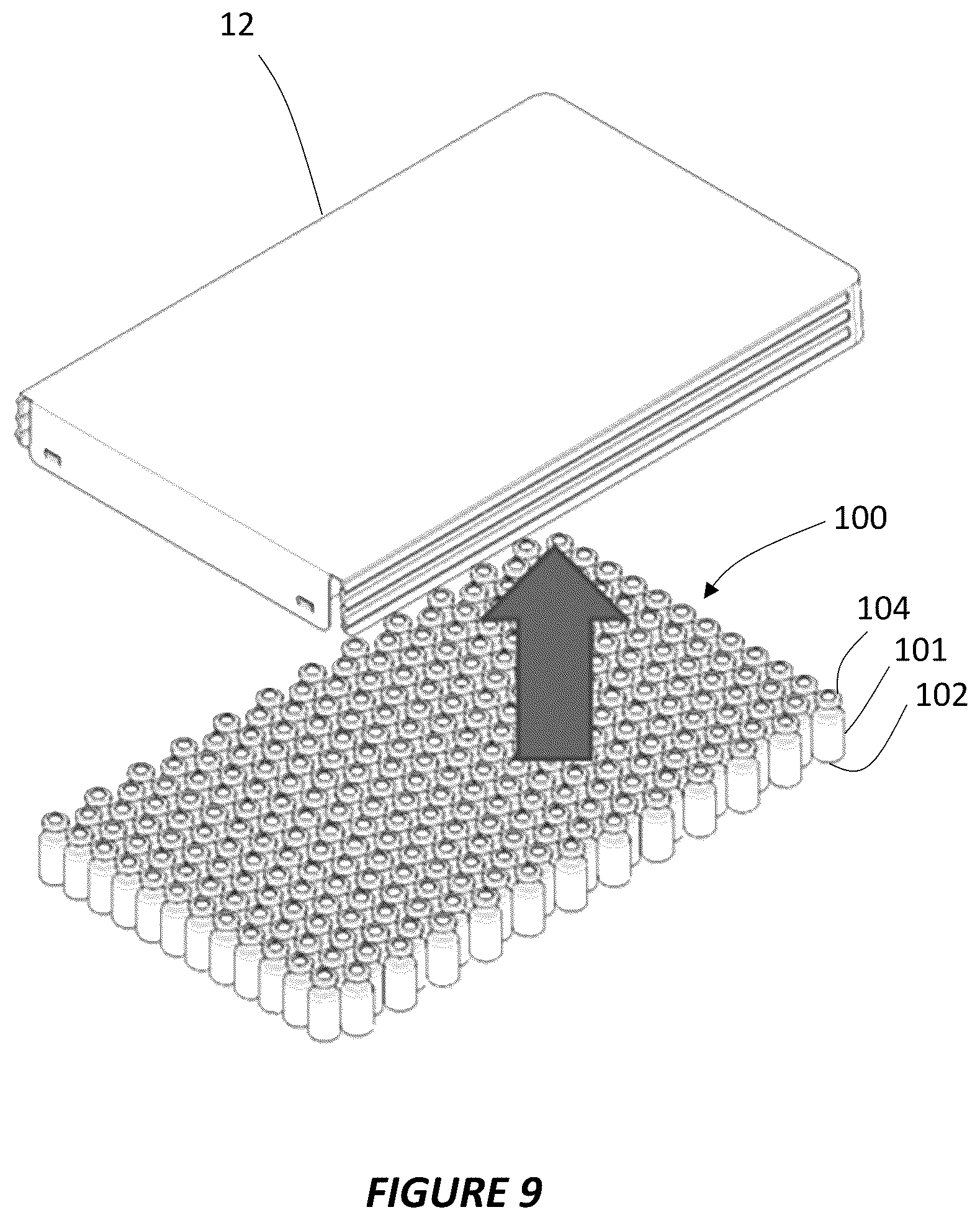 Patent US12319466 Figure 9 – Transporting packaging units