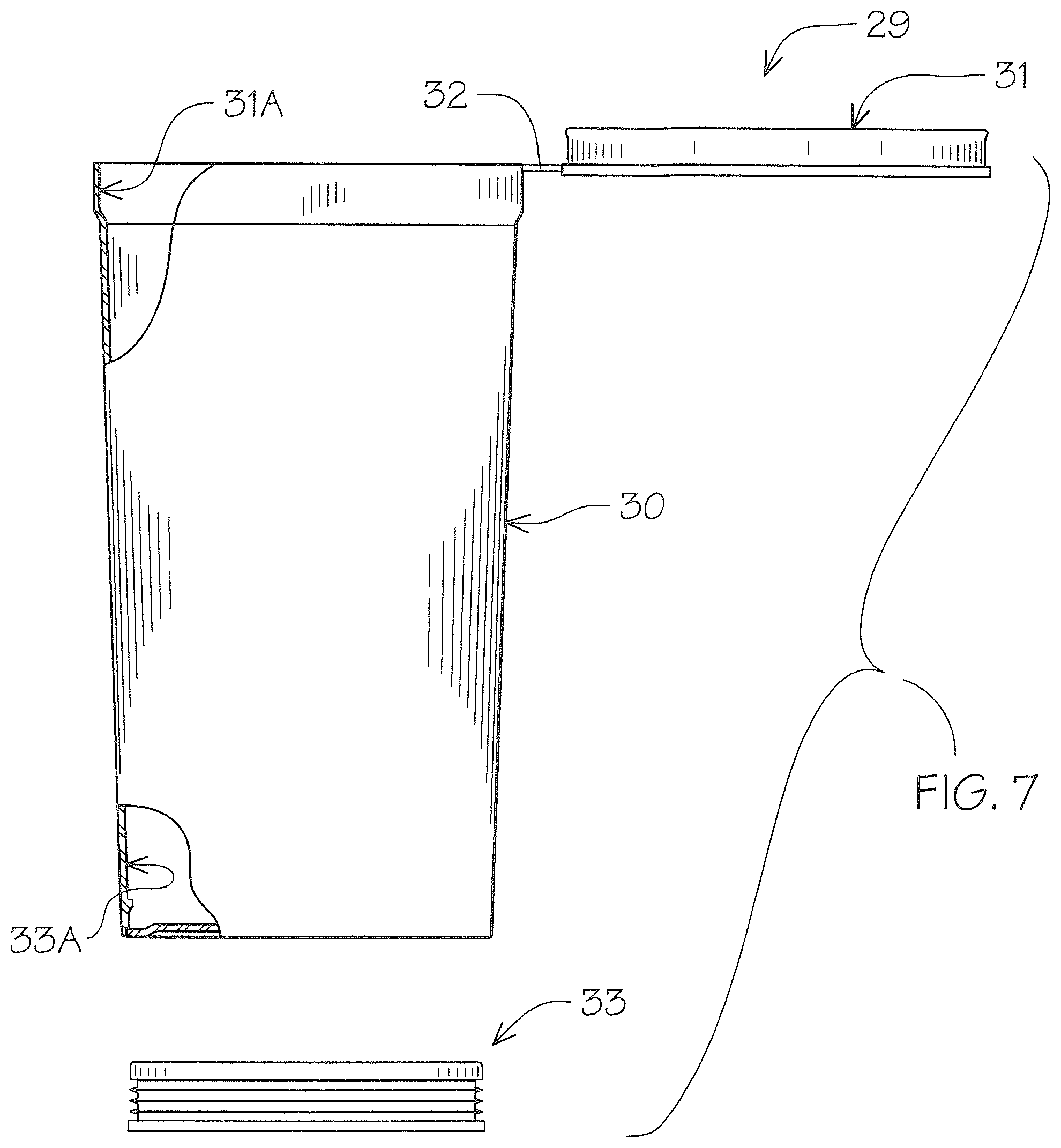 Patent US12319474 Figure 5 – Plastic container and method of manufacture