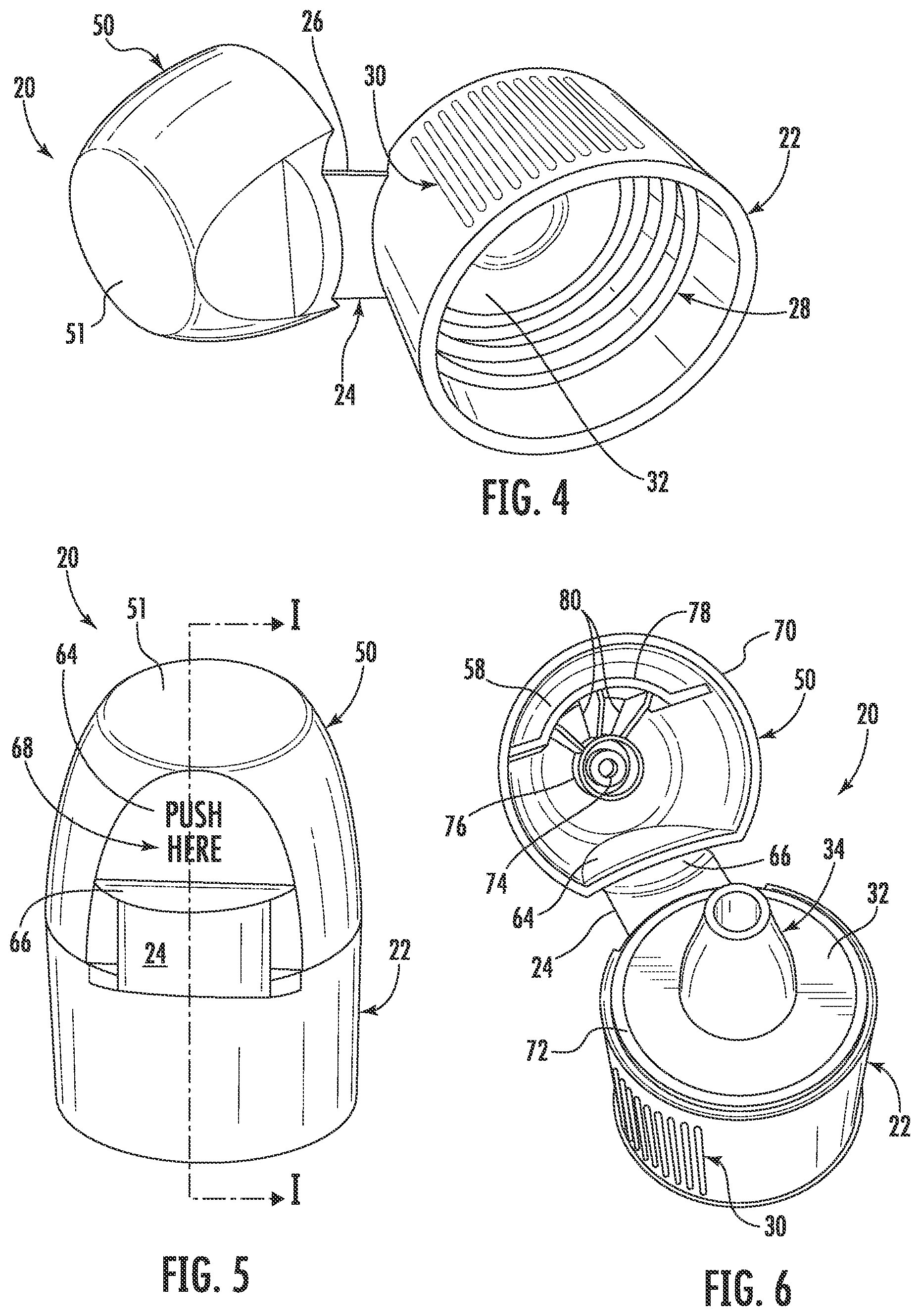 Patent US12319475 Figure 2 – Cap for a tattoo bottle with secure lid