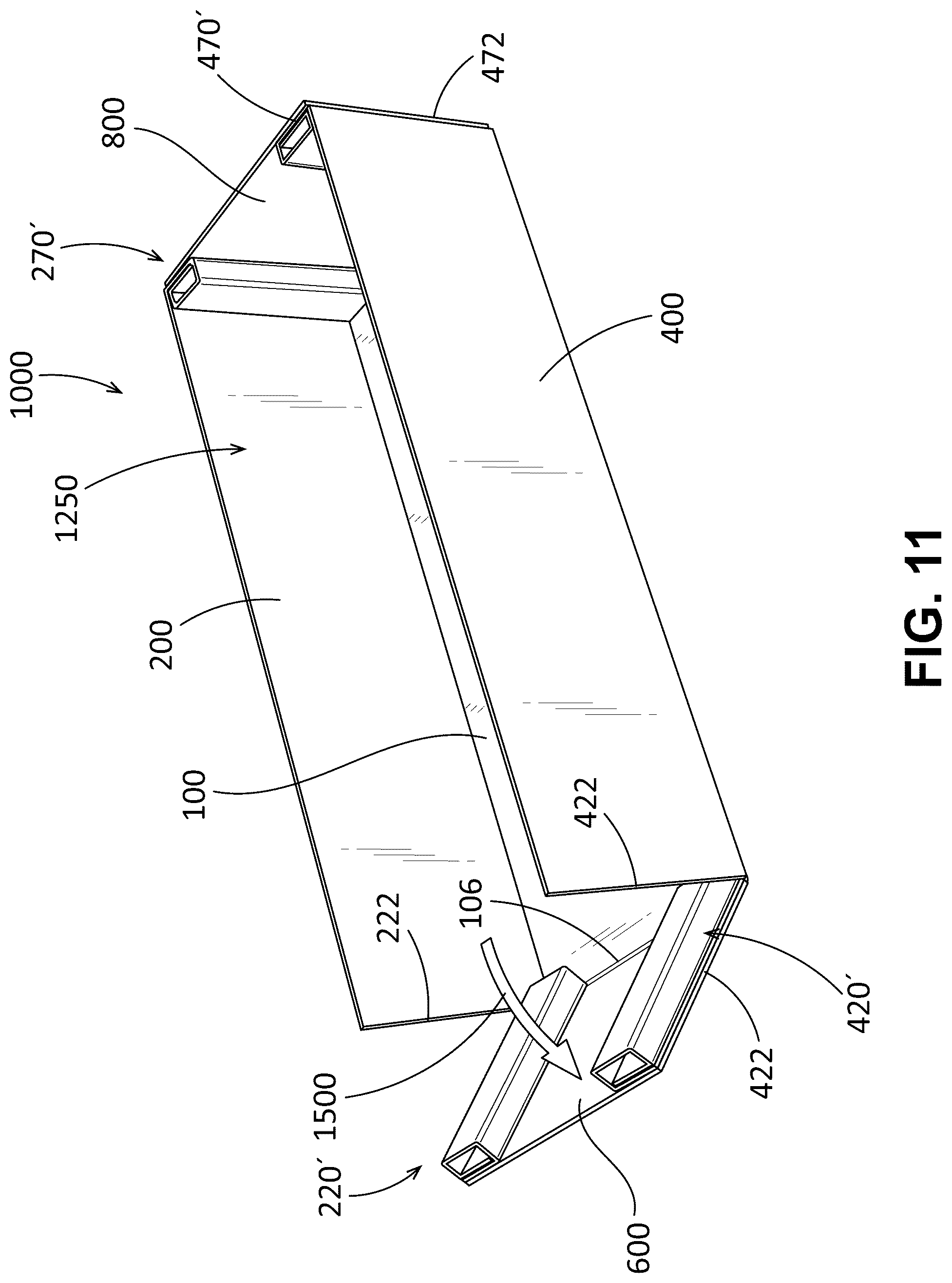 Patent US12319476 Figure 11 – Packaging assembly