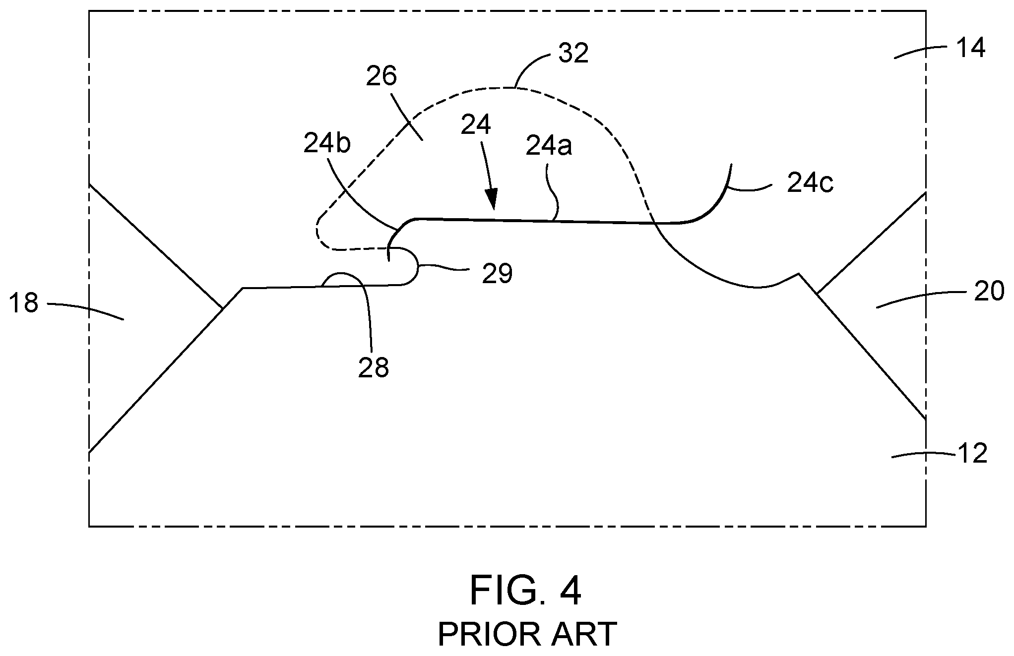 Patent US12319477 Figure 3 – Locking system for flexible box