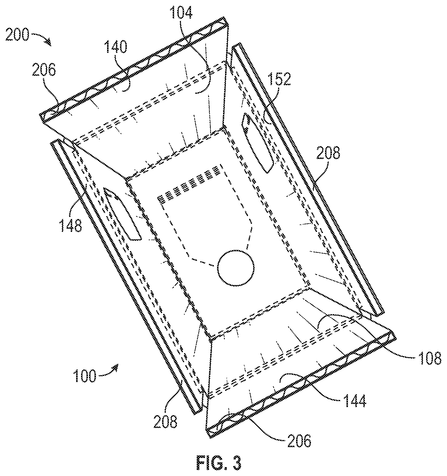 Patent US12319478 Figure 3 – Box blanks, systems, and methods