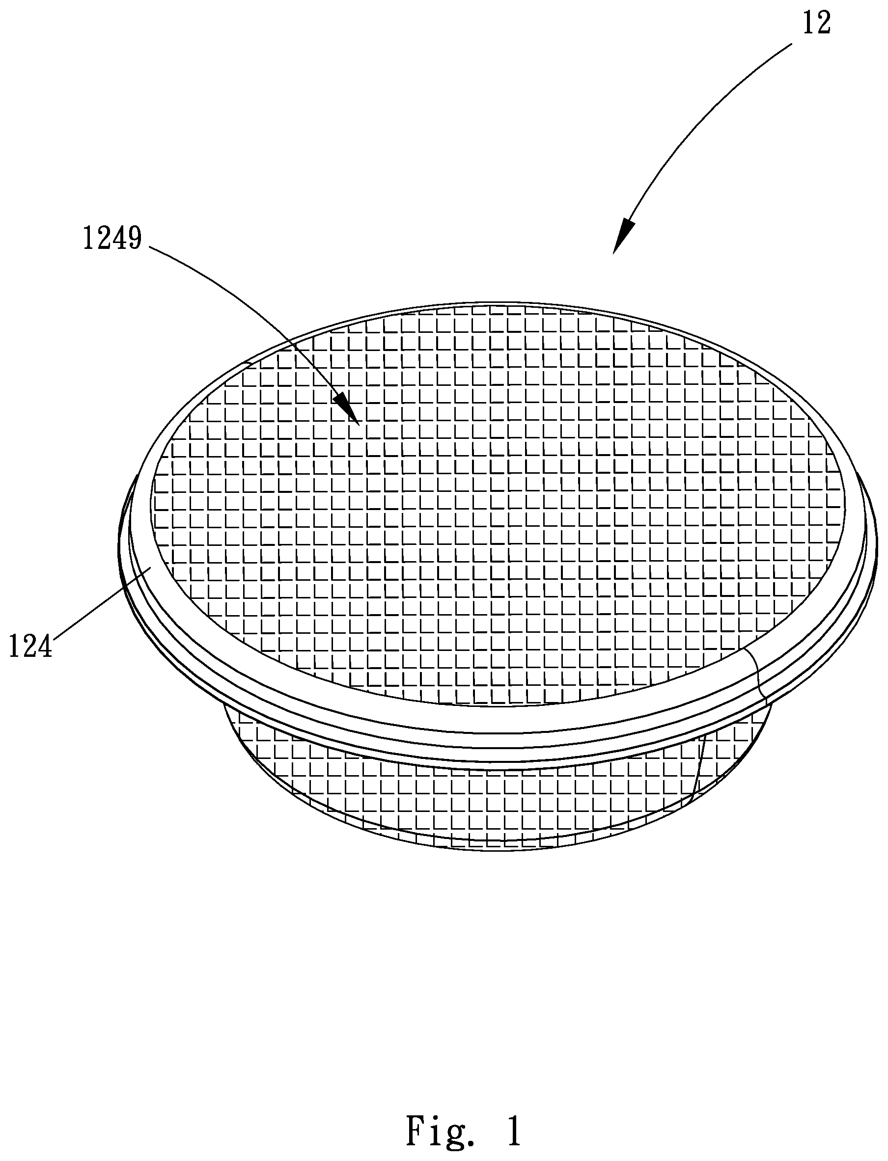 Patent US12319482 Figure 1 – Paper fragrance capsule with breathable film