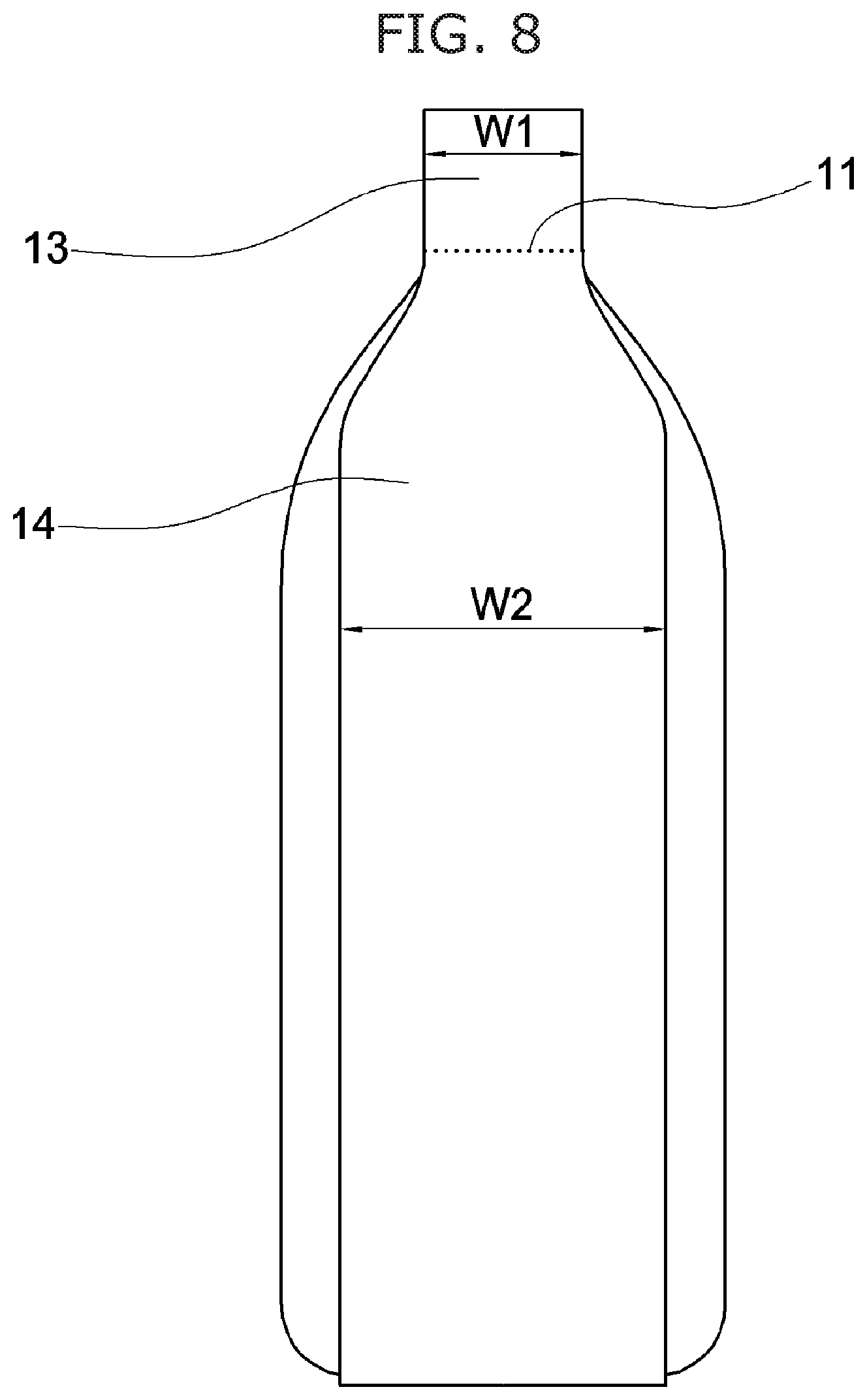 Patent US12319484 Figure 7 – One-touch-removable container packaging film, and container comprising same