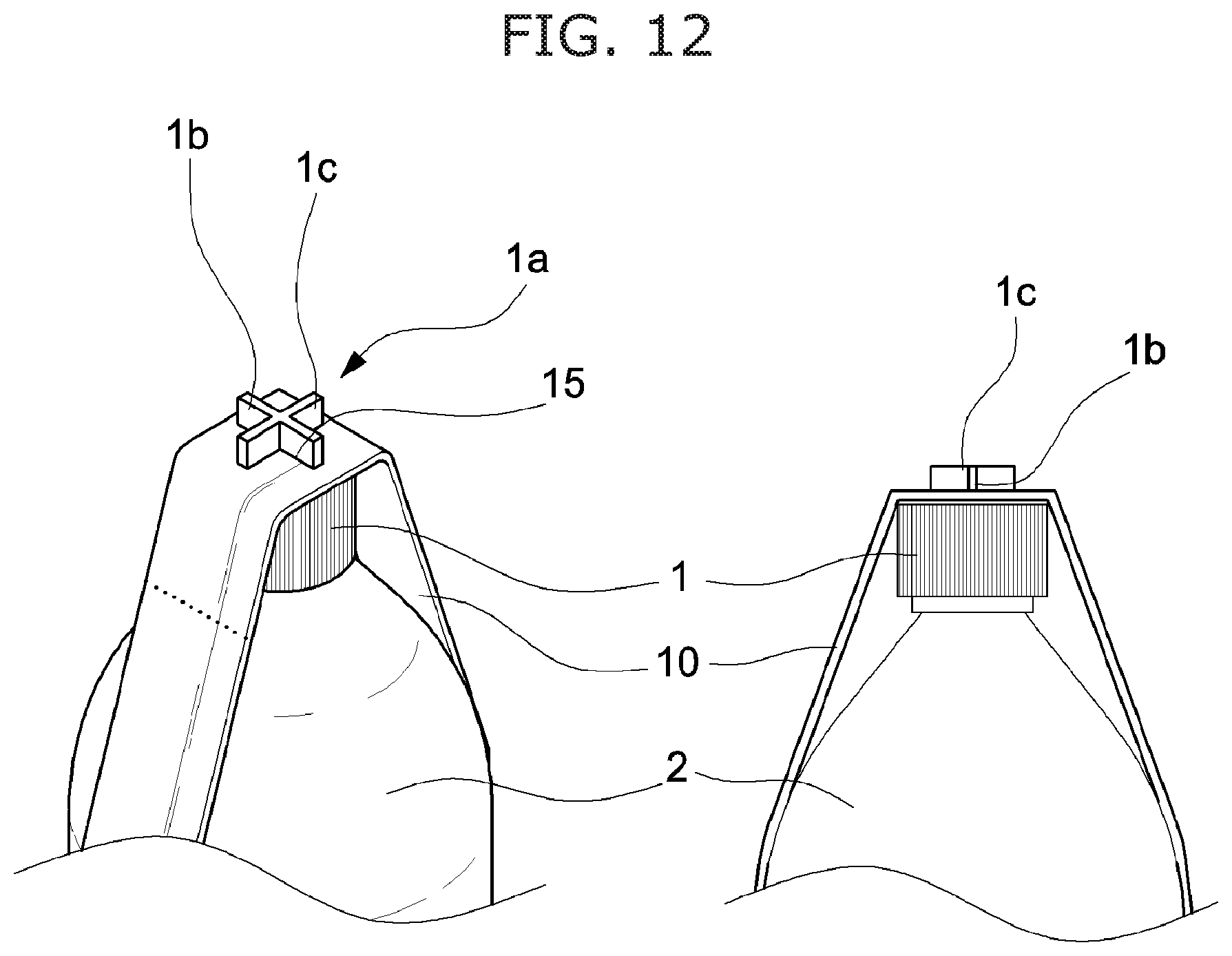 Patent US12319484 Figure 10 – One-touch-removable container packaging film, and container comprising same