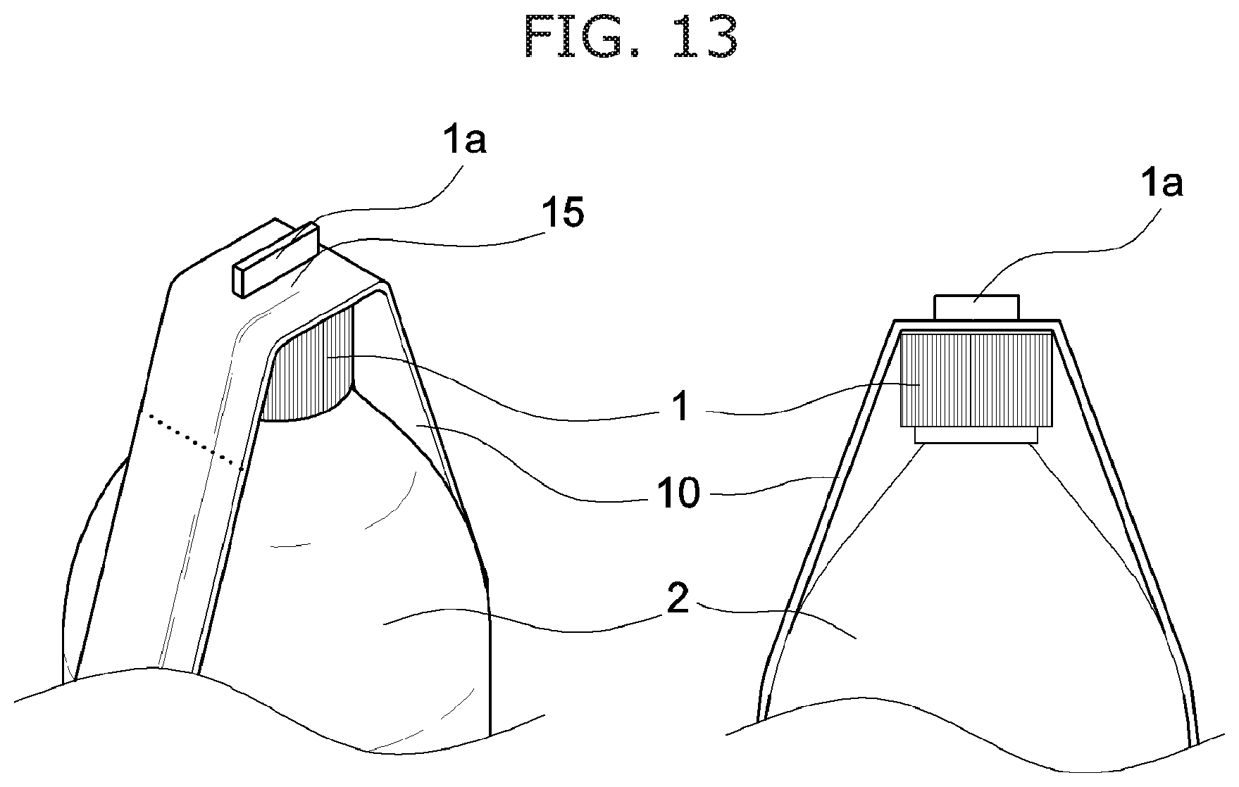 Patent US12319484 Figure 11 – One-touch-removable container packaging film, and container comprising same