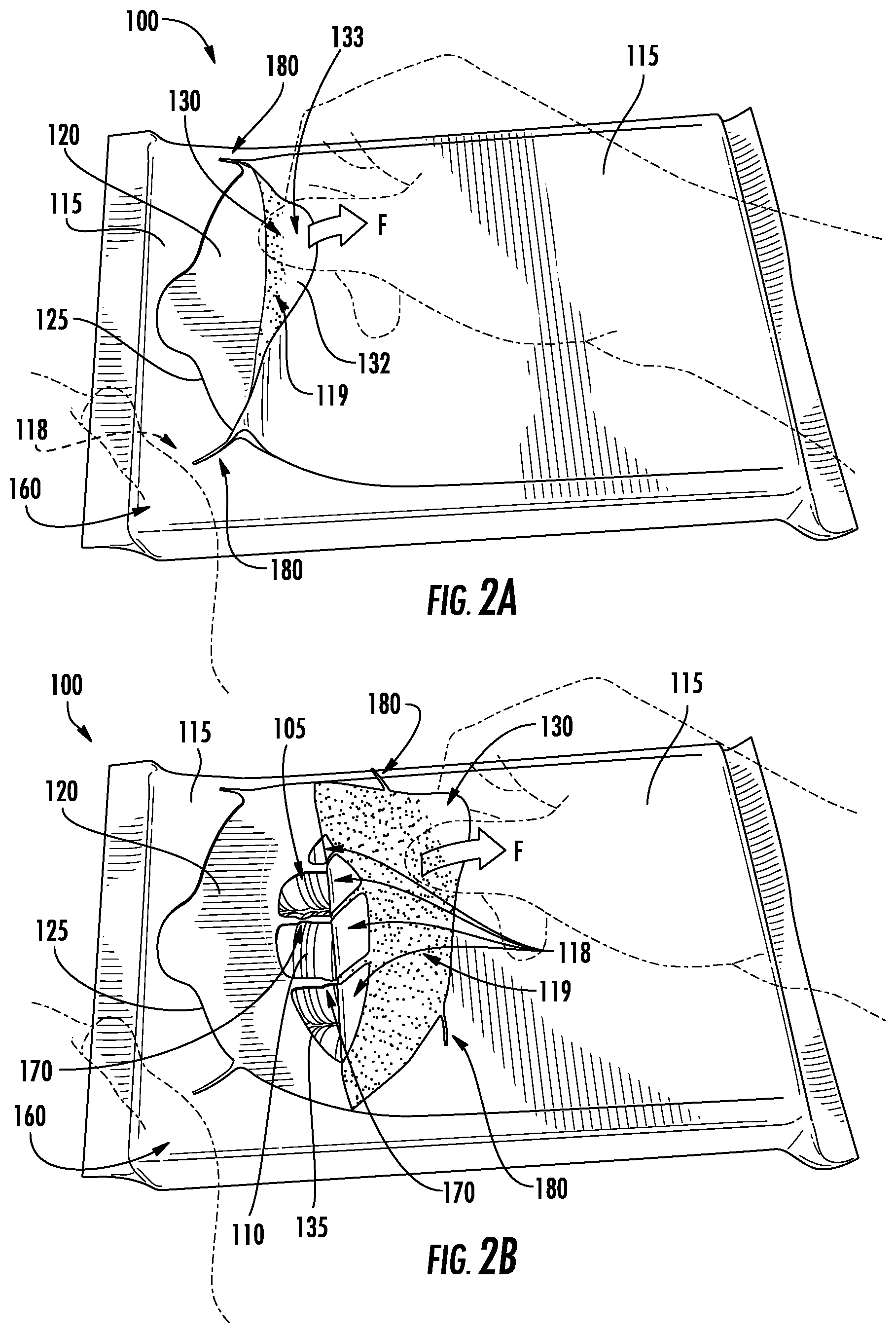 Patent US12319485 Figure 2 – Die cut opening for multi-layer flexible package