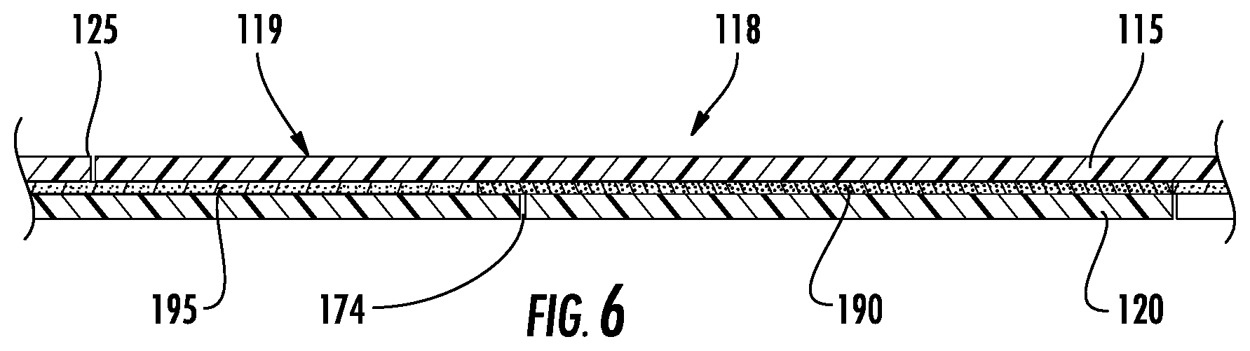 Patent US12319485 Figure 8 – Die cut opening for multi-layer flexible package