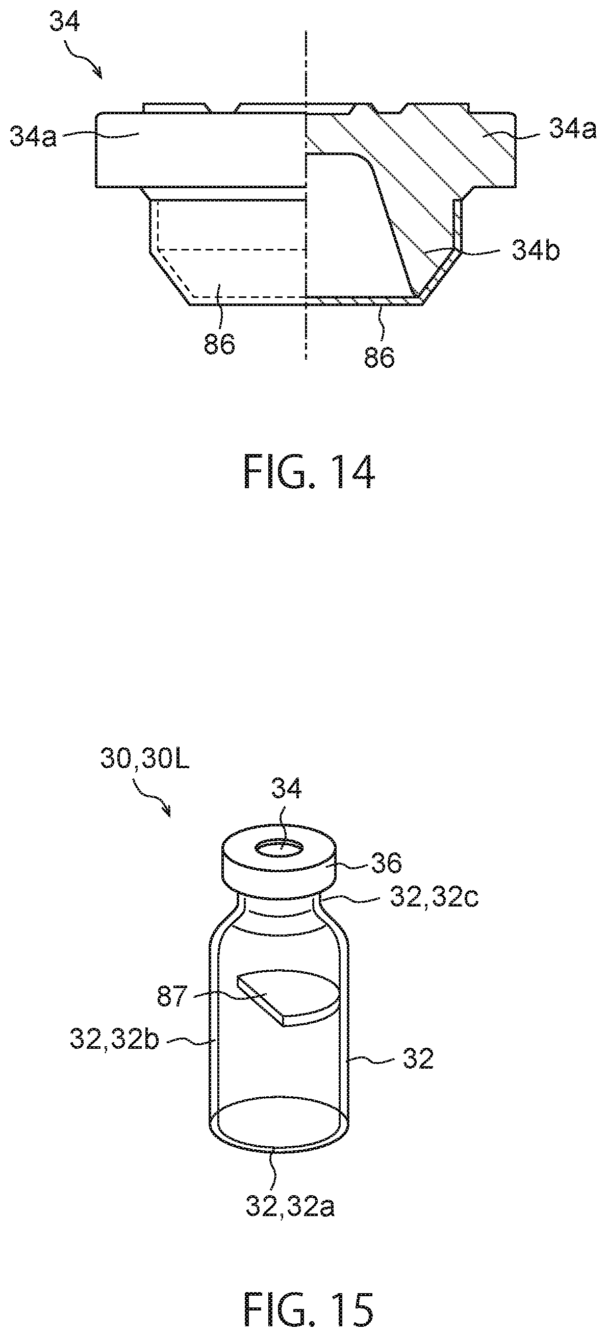 Patent US12319487 Figure 13 – Liquid-containing combination container, container set, and method of manufacturing liquid-containing container