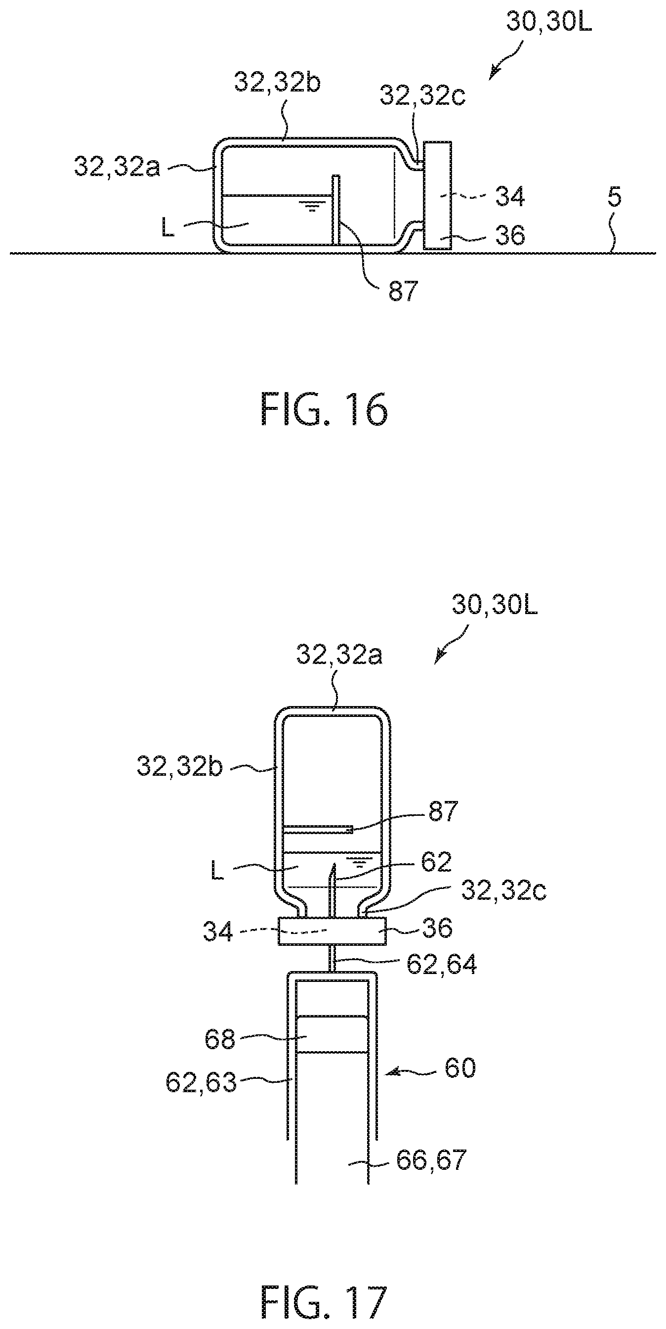 Patent US12319487 Figure 14 – Liquid-containing combination container, container set, and method of manufacturing liquid-containing container