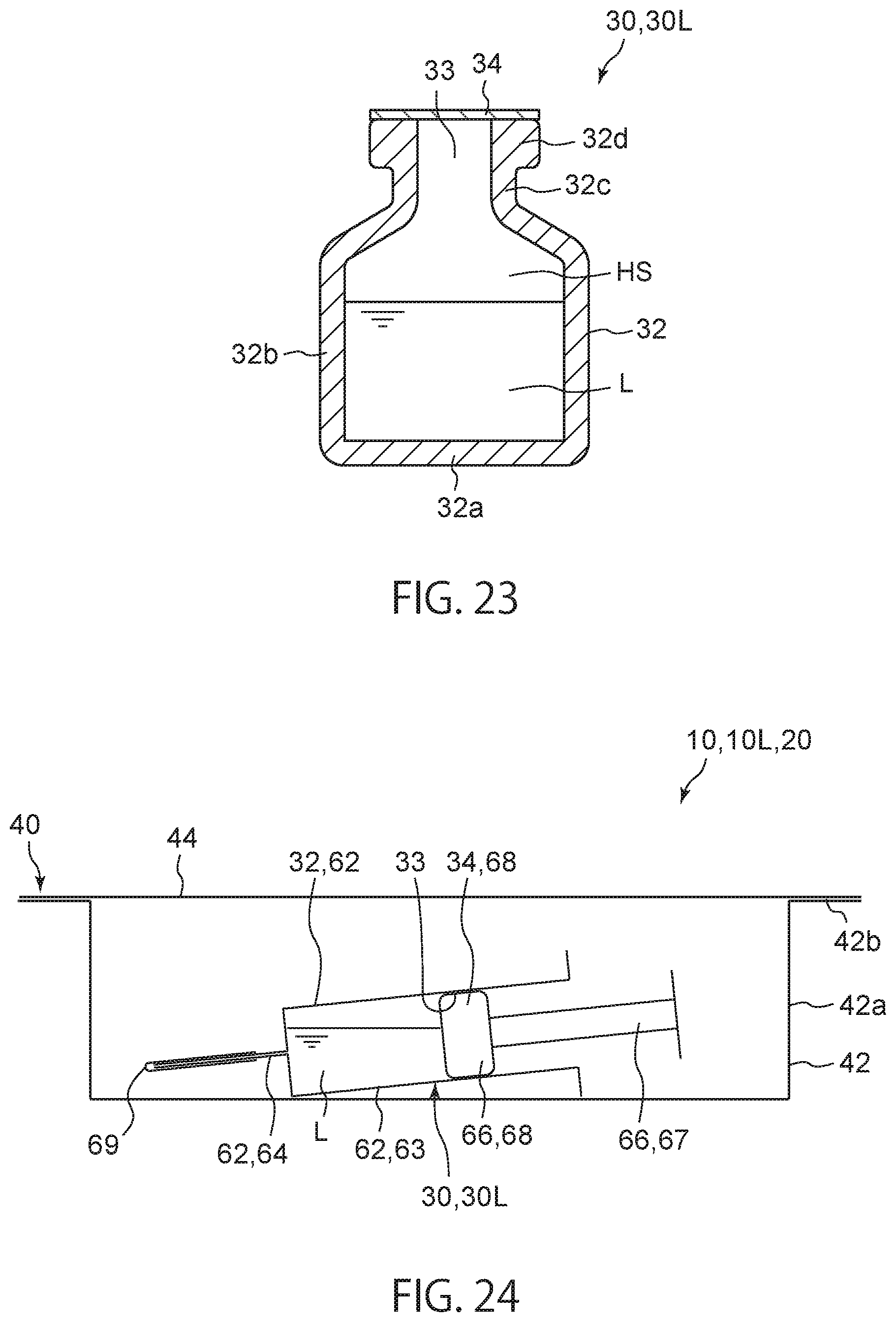 Patent US12319487 Figure 19 – Liquid-containing combination container, container set, and method of manufacturing liquid-containing container