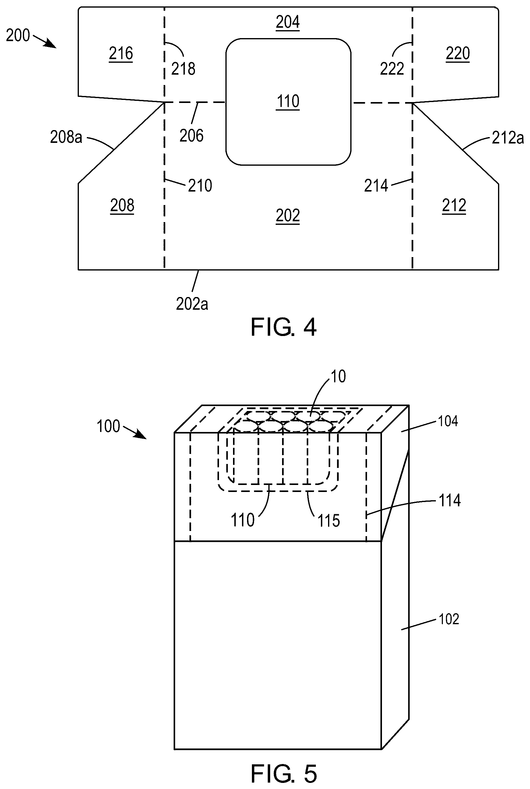 Patent US12319489 Figure 3 – Re-sealable cigarette pack