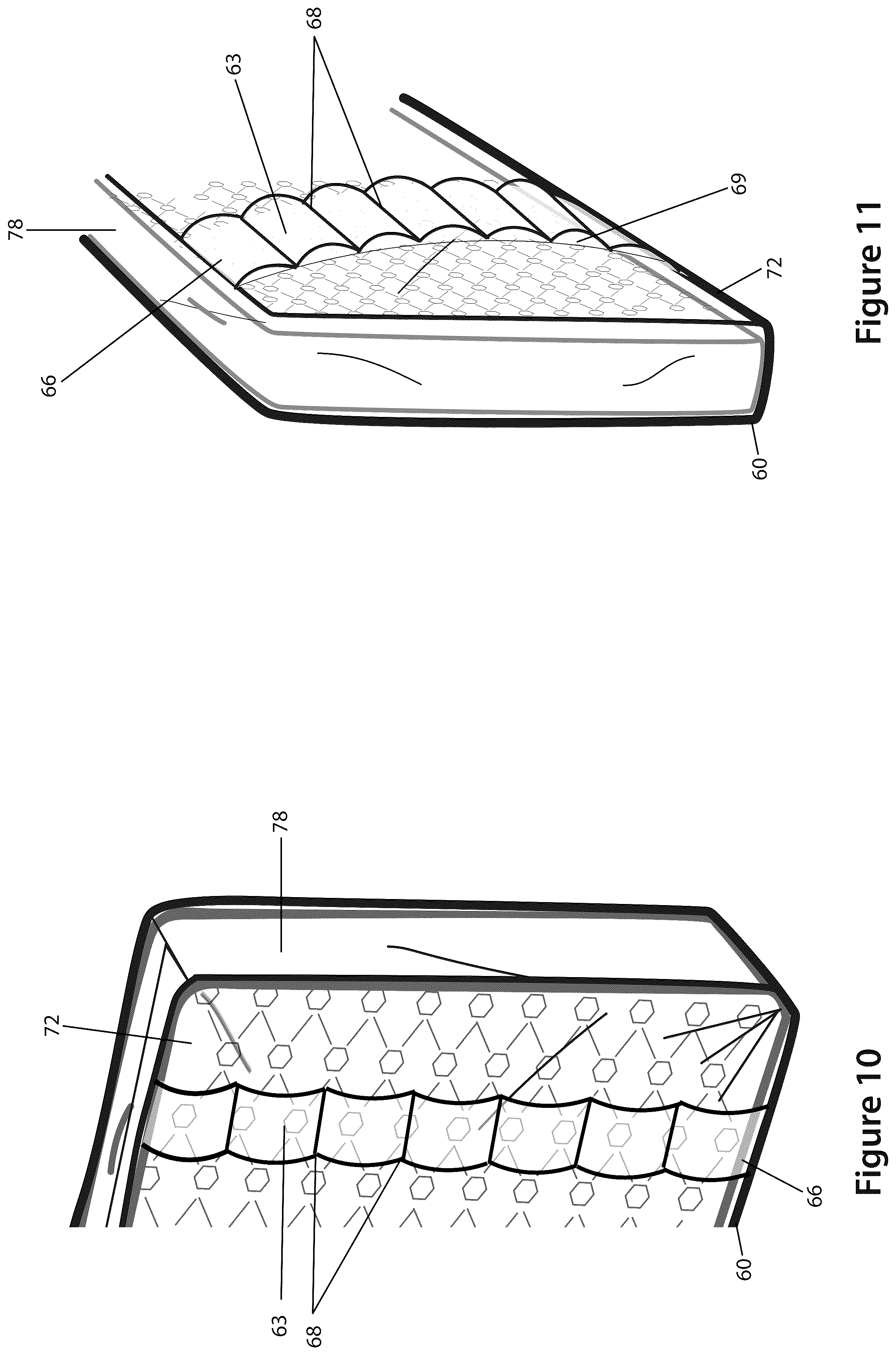 Patent US12319490 Figure 8 – Bag for transporting mattresses