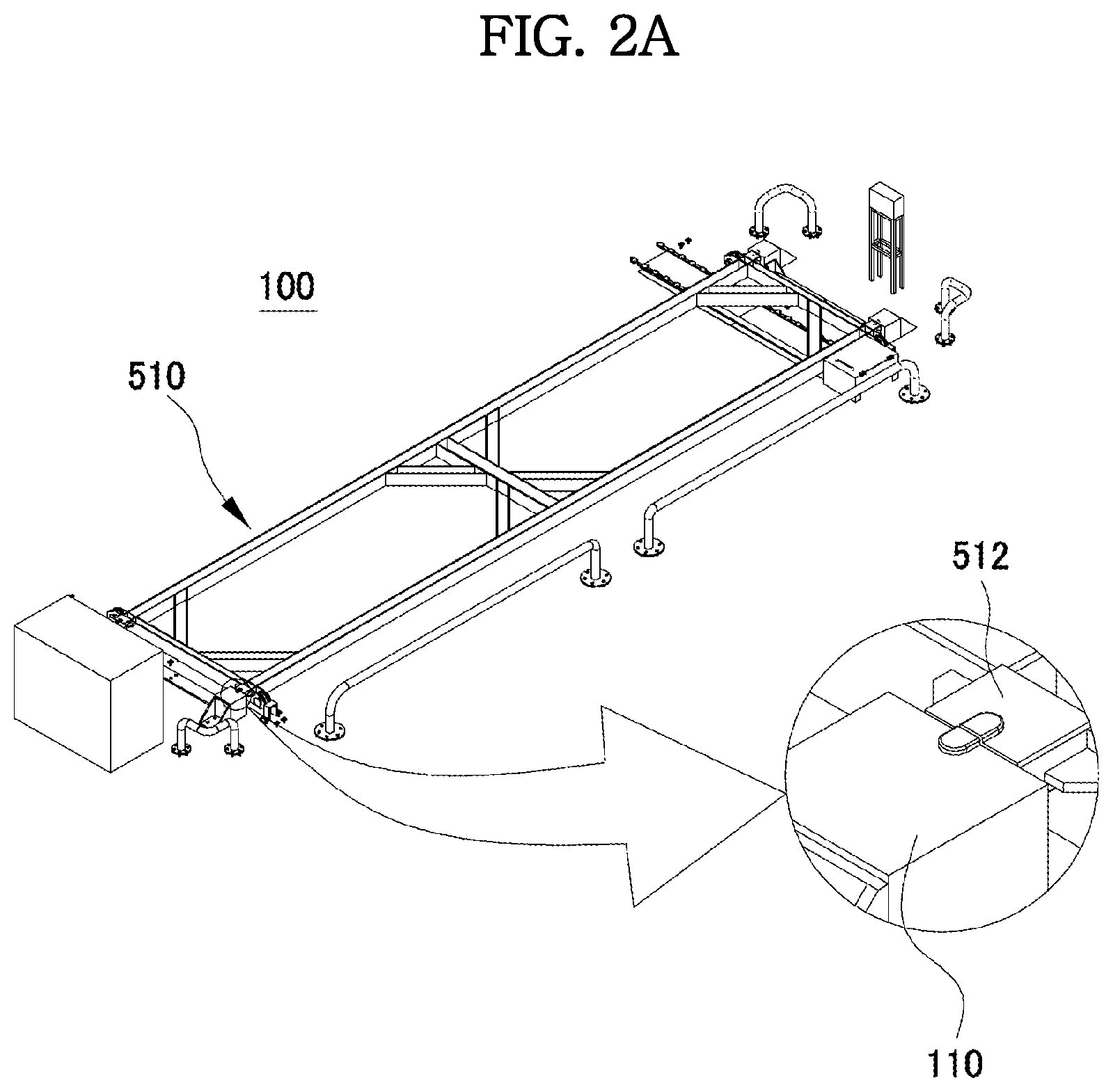 Patent US12319492 Figure 2 – Foldable container folding device and automatic folding system comprising same