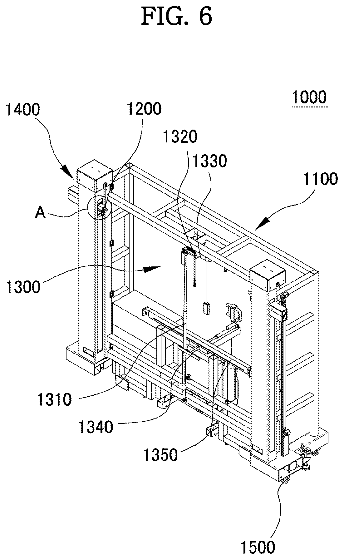 Patent US12319492 Figure 7 – Foldable container folding device and automatic folding system comprising same