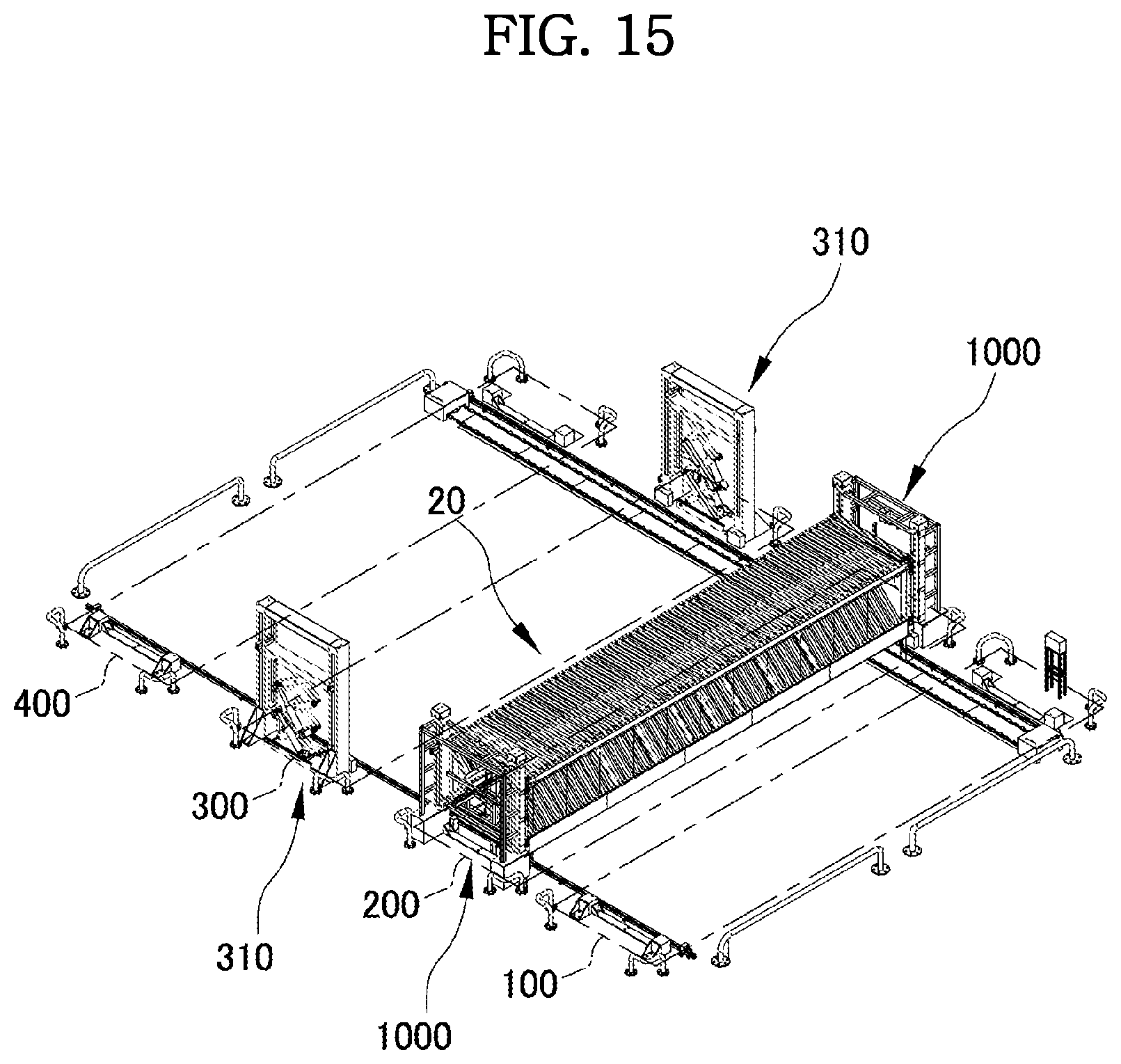 Patent US12319492 Figure 18 – Foldable container folding device and automatic folding system comprising same