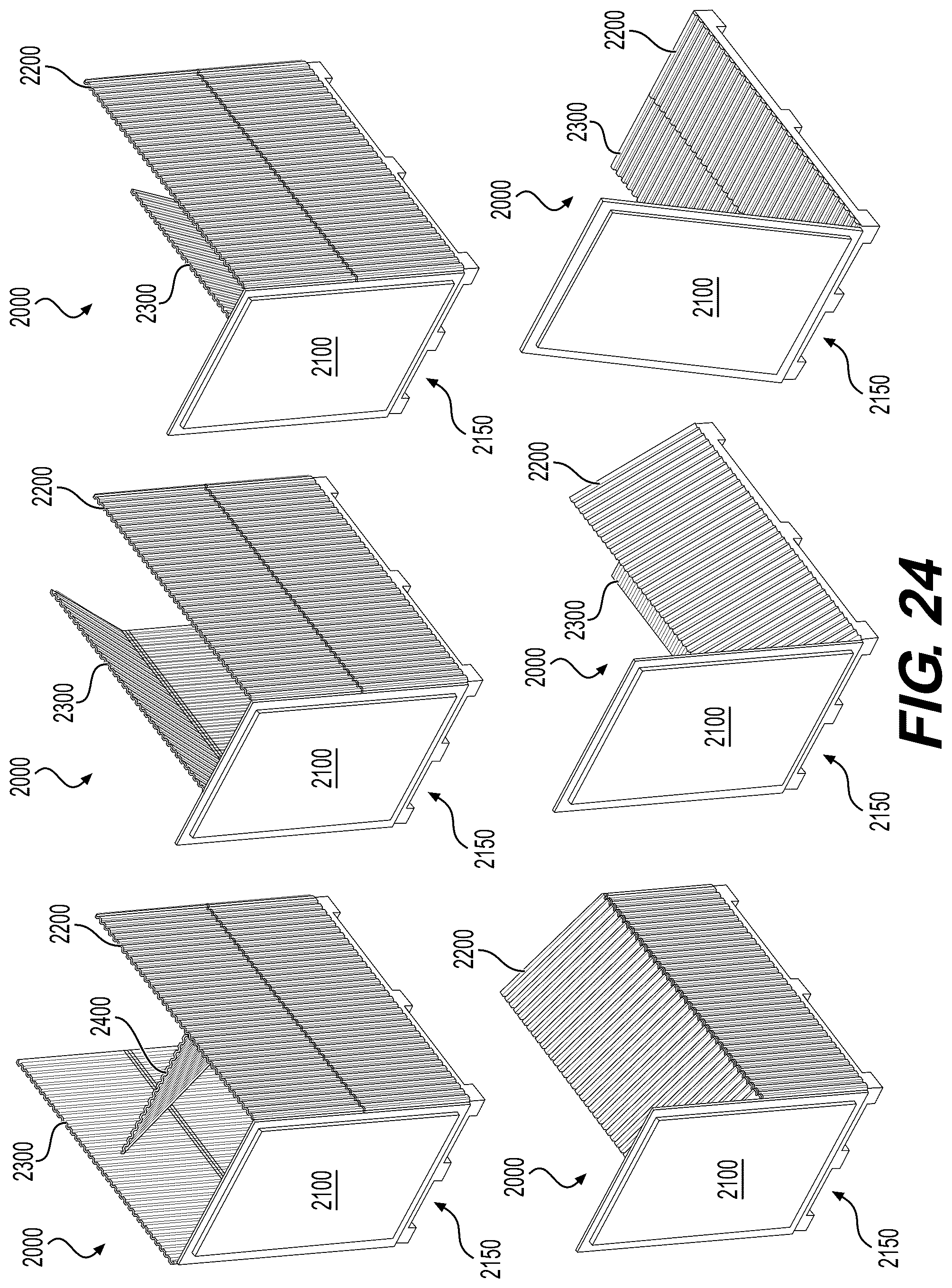 Patent US12319493 Figure 17 – Collapsible shipping container