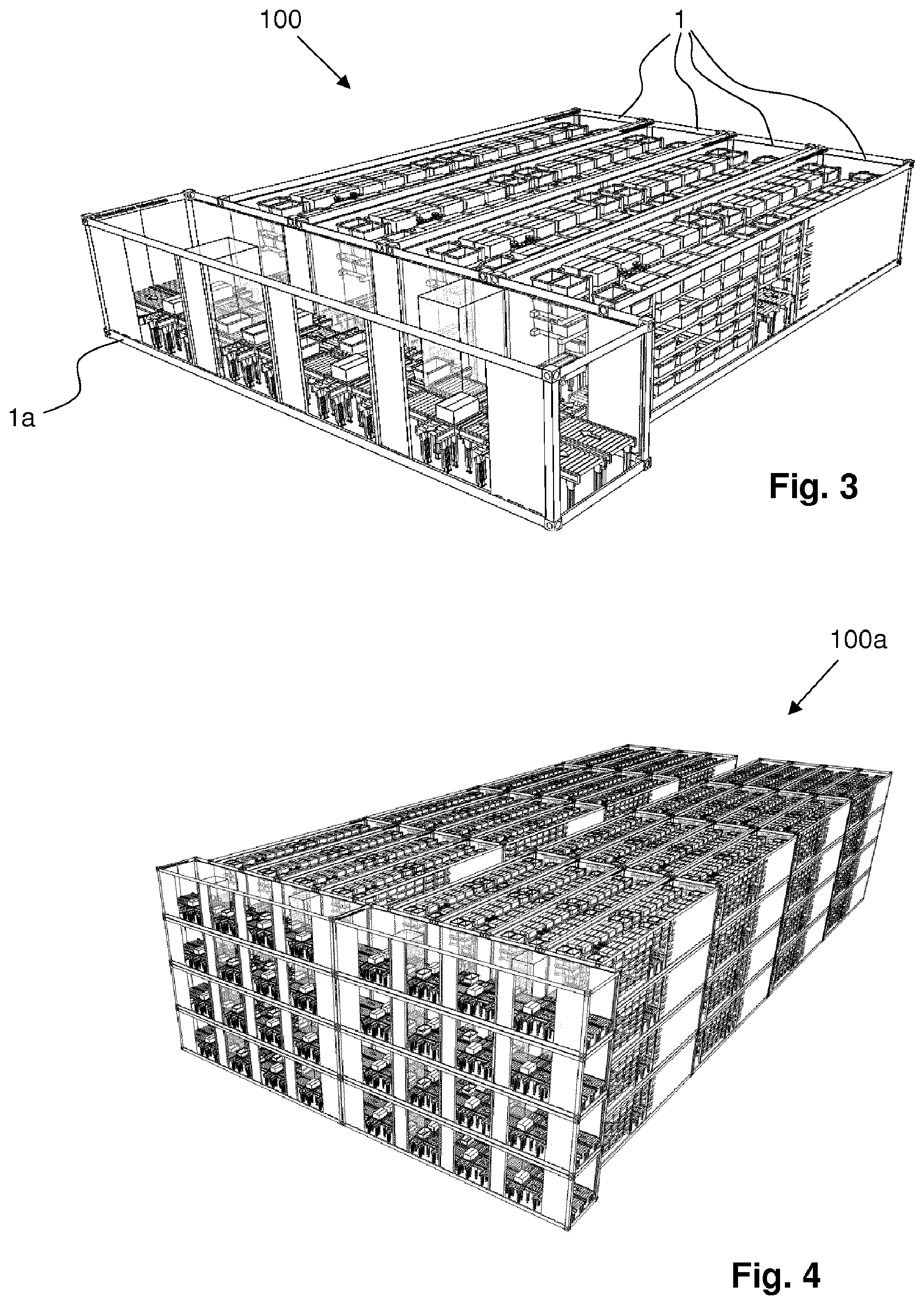 Patent US12319494 Figure 3 – Container structure and associated assembly, method and adjustment mechanism