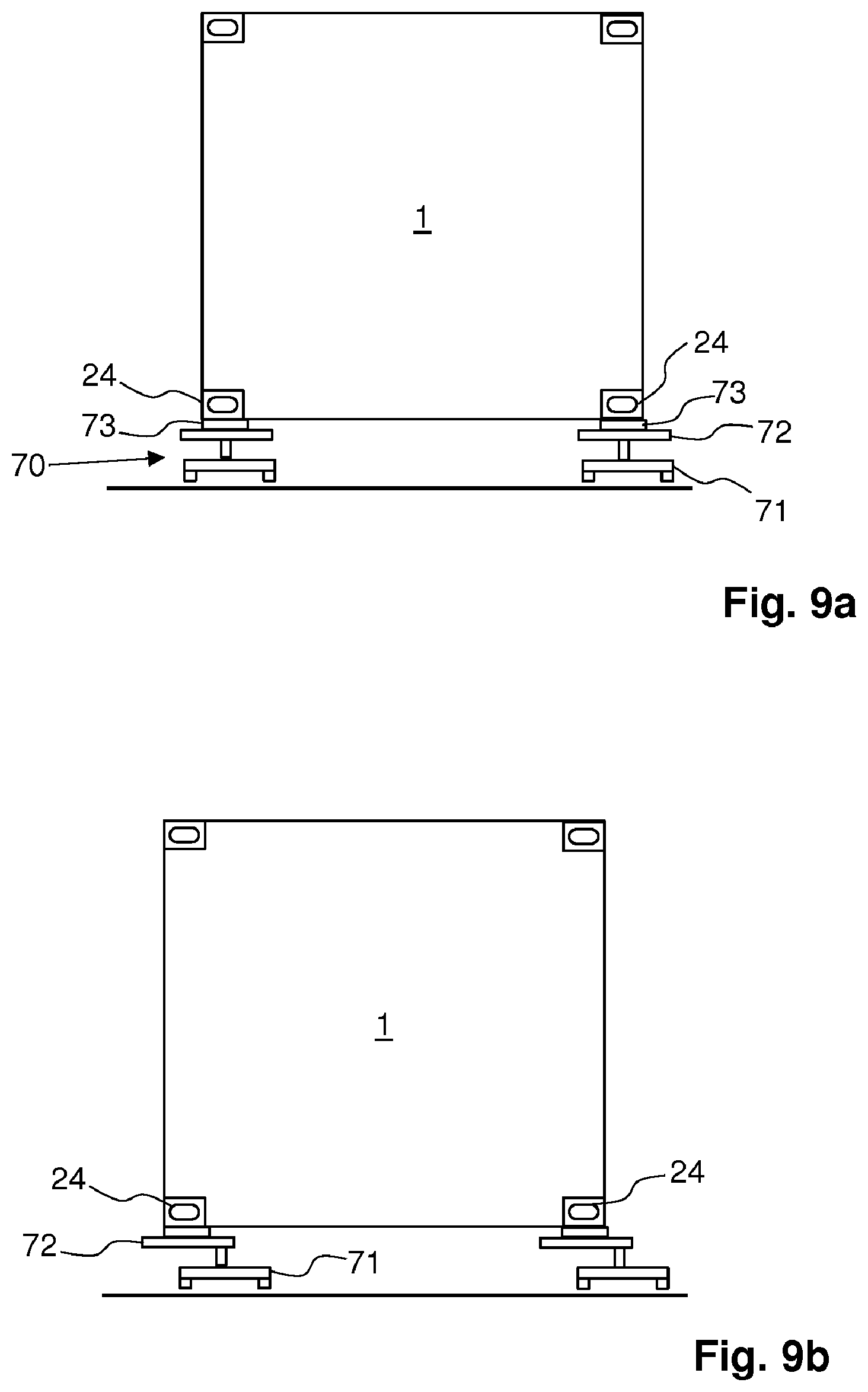 Patent US12319494 Figure 8 – Container structure and associated assembly, method and adjustment mechanism