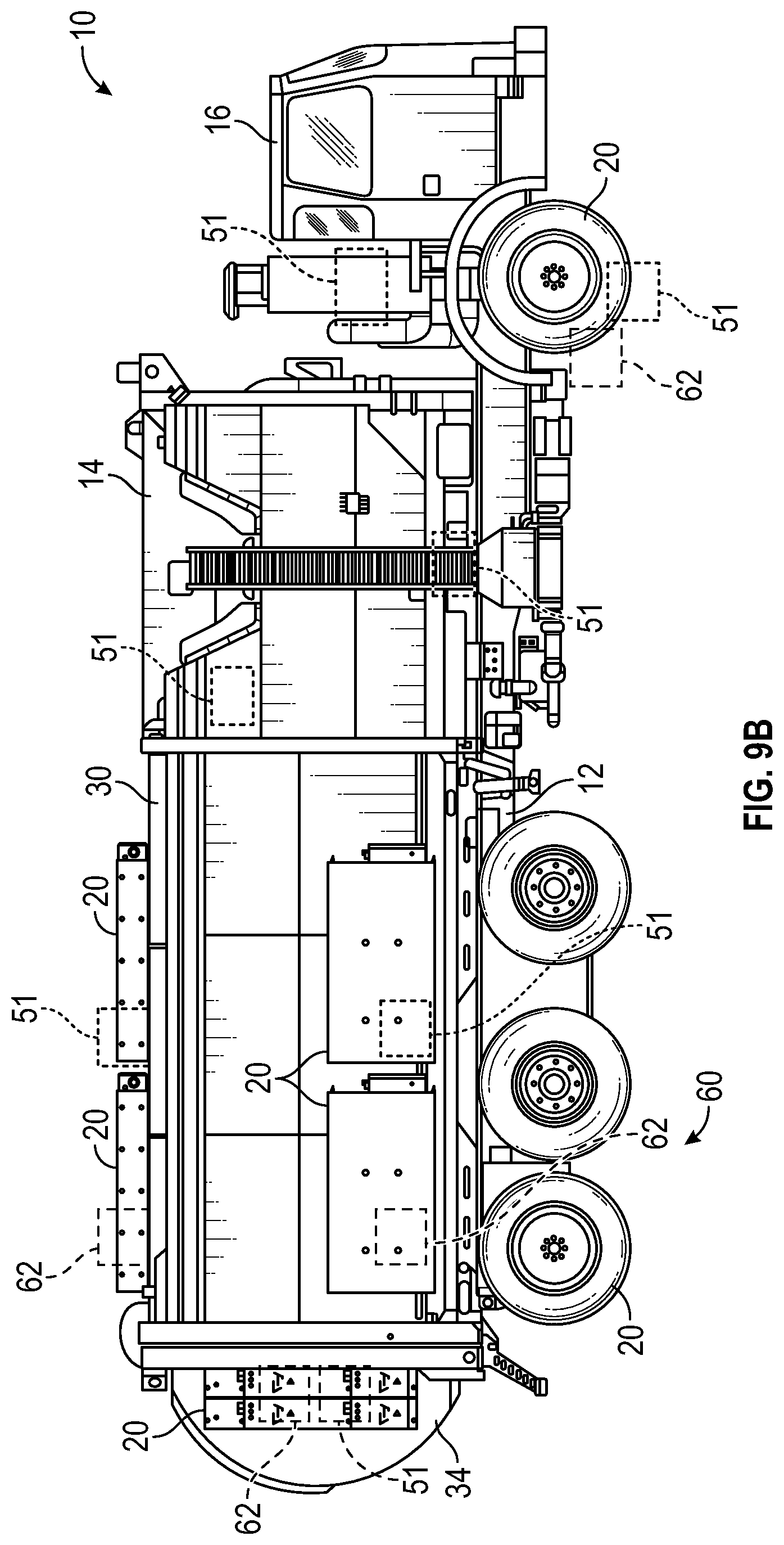 Patent US12319496 Figure 10 – Thermal stress mitigation system for electric refuse vehicle