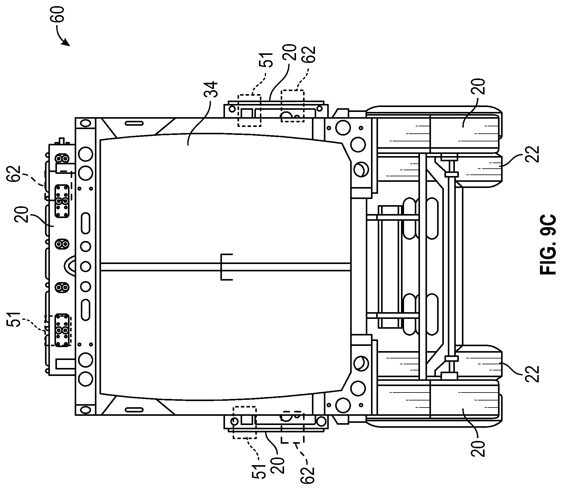 Patent US12319496 Figure 11 – Thermal stress mitigation system for electric refuse vehicle