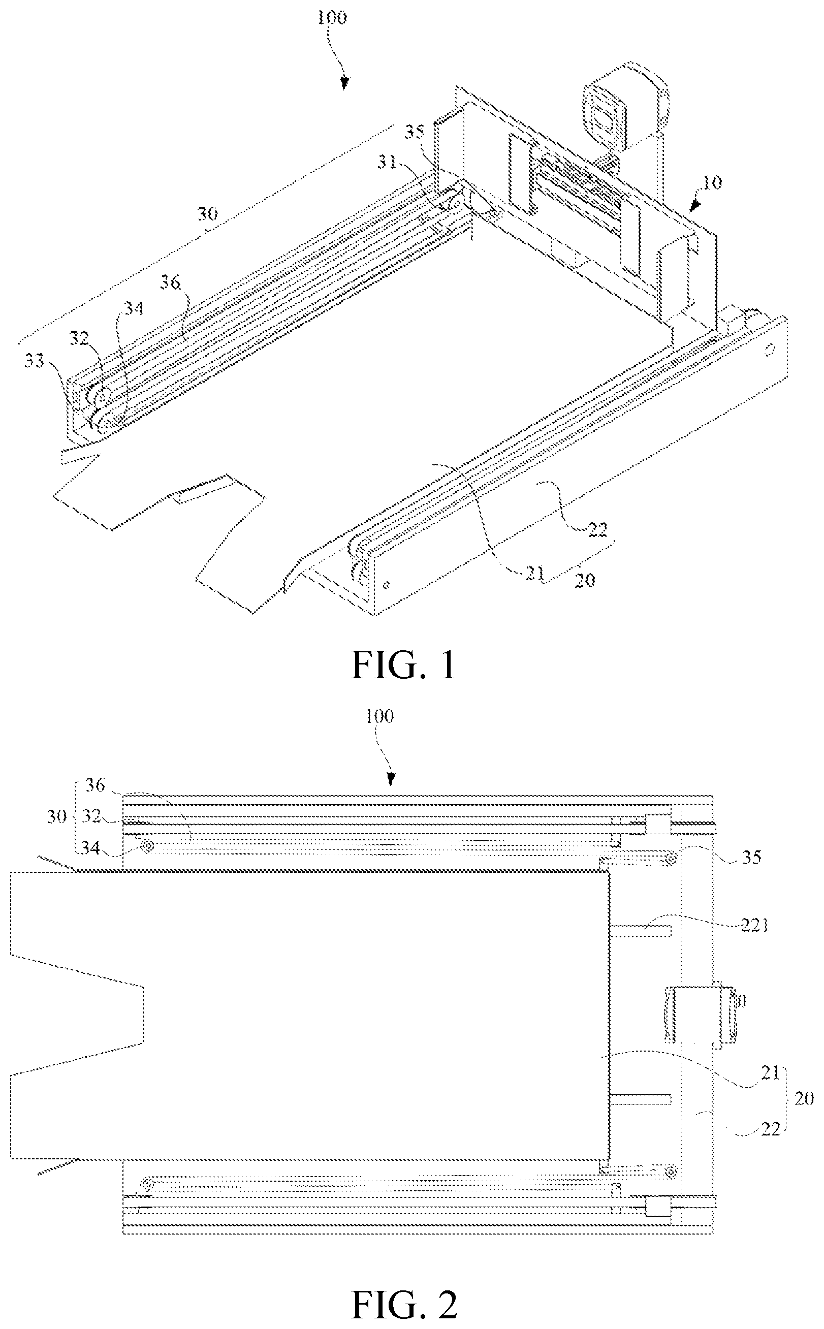 Patent US12319499 Figure 1 – Goods taking mechanism and carrying device