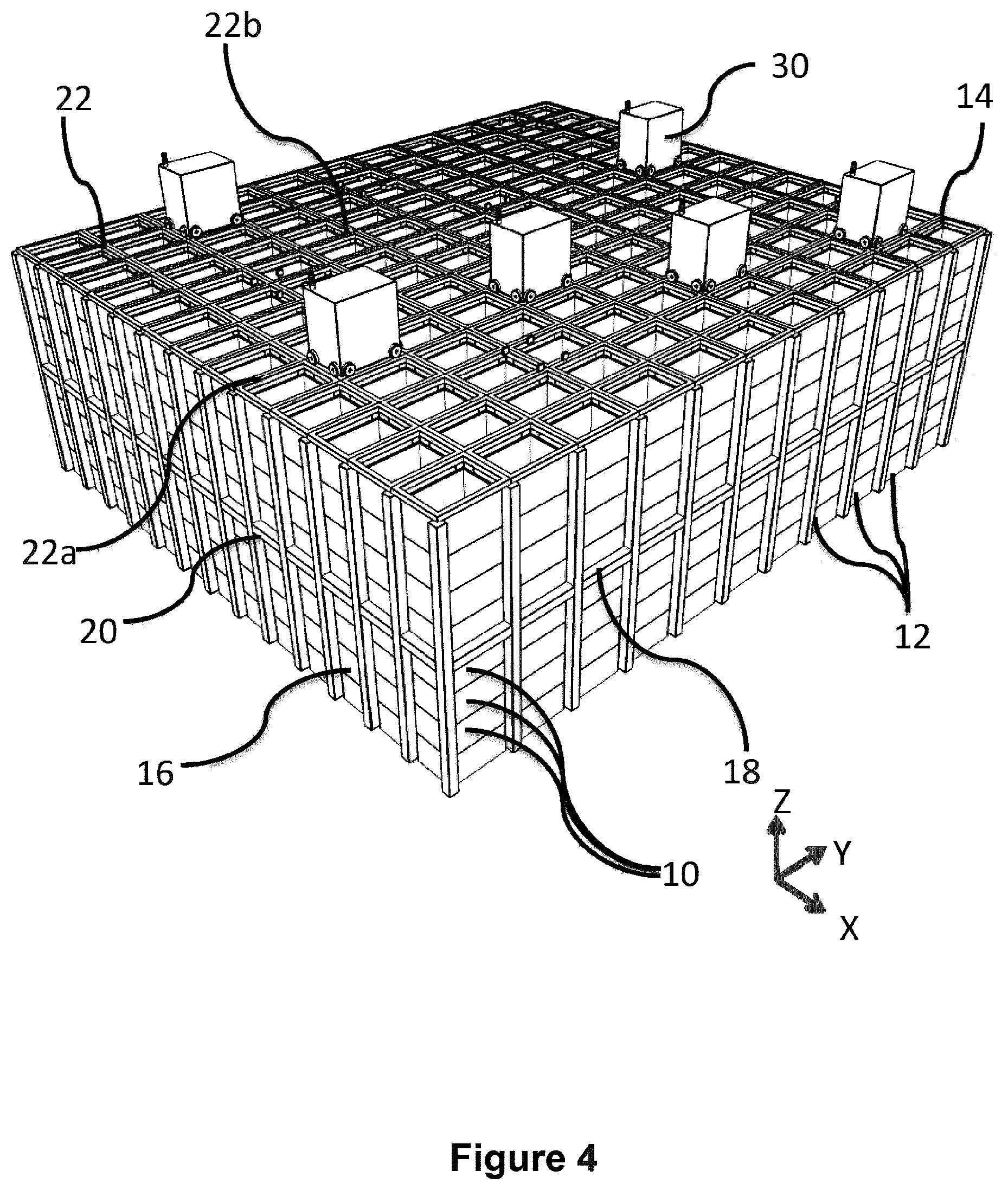 Patent US12319500 Figure 5 – Automated storage systems, and devices