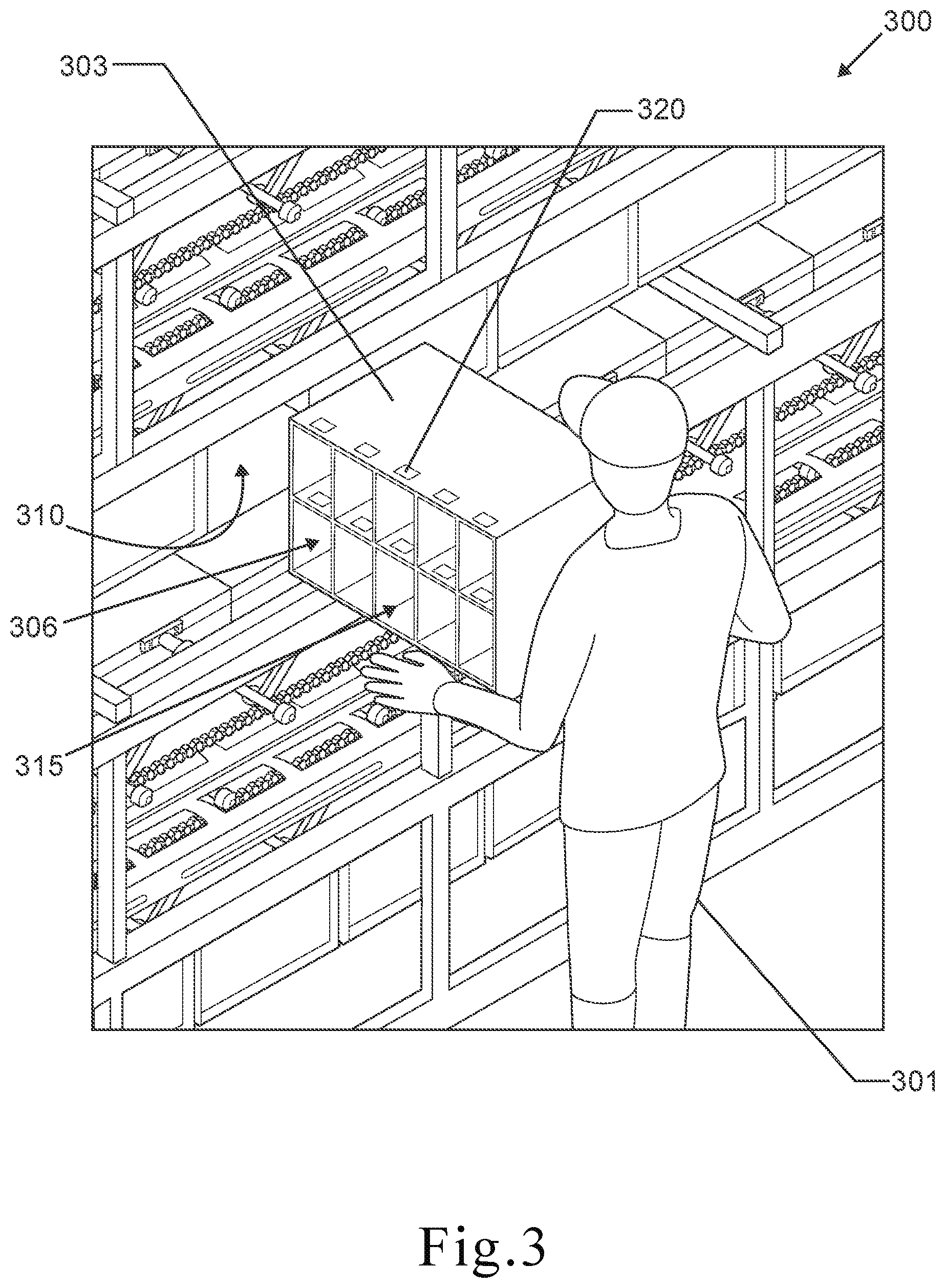Patent US12319503 Figure 3 – Automated package delivery devices, machines, and systems