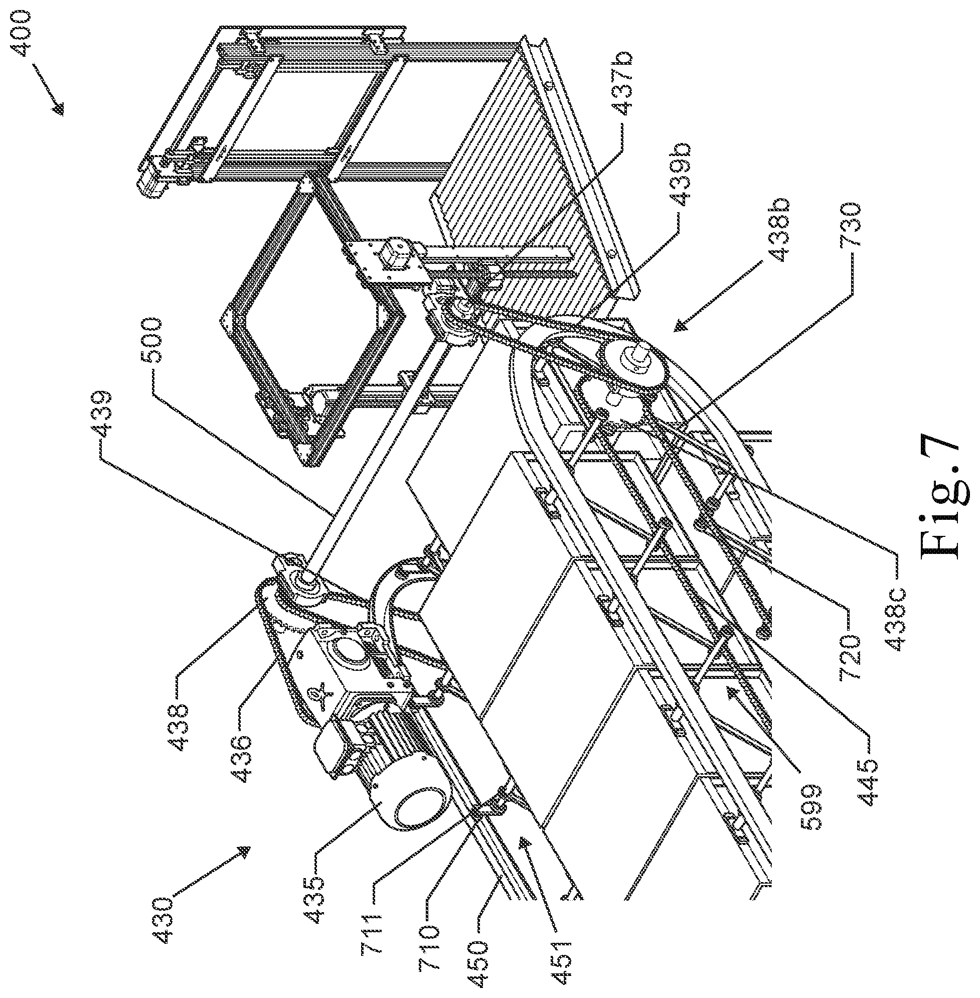 Patent US12319503 Figure 7 – Automated package delivery devices, machines, and systems