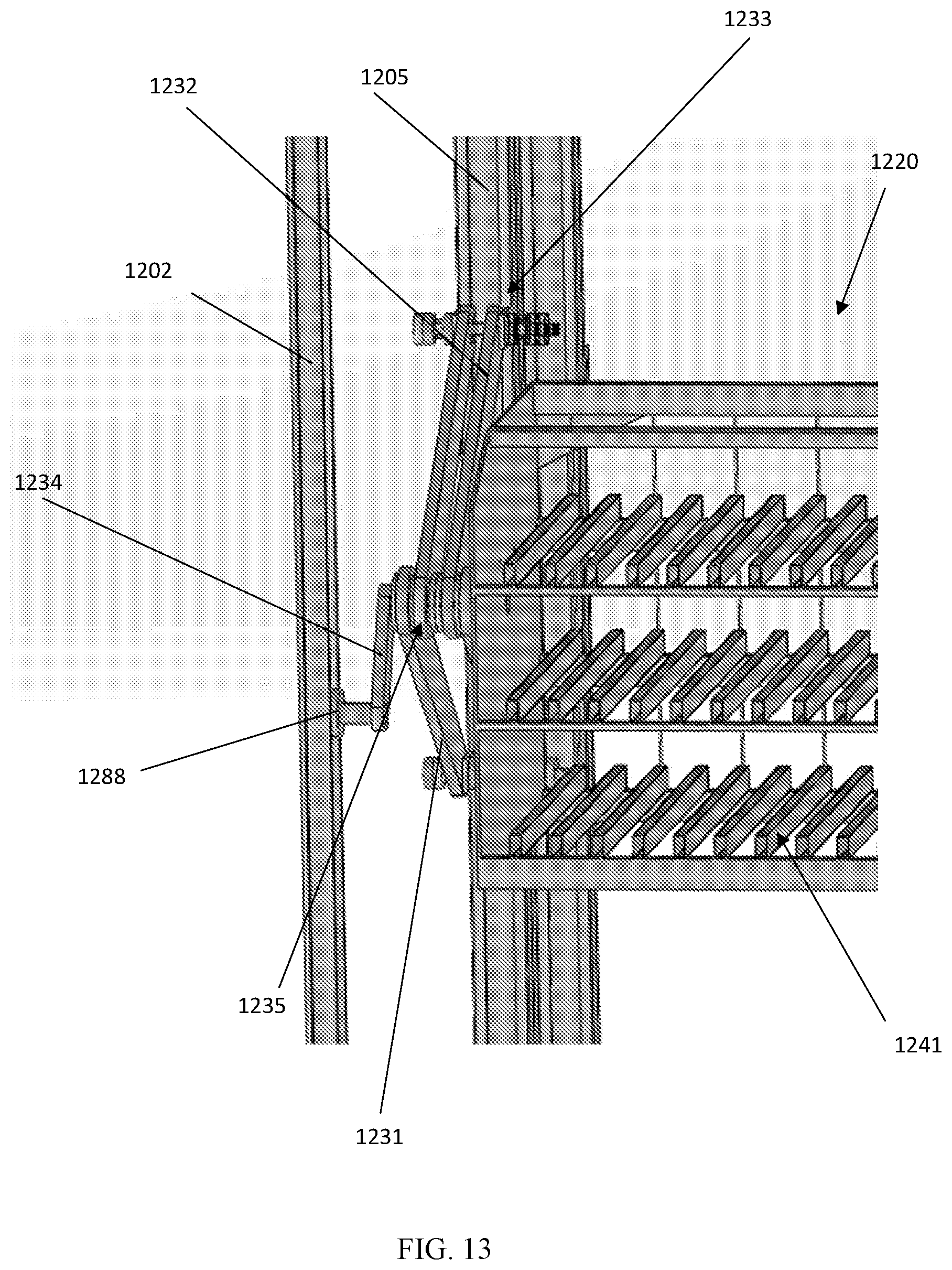 Patent US12319503 Figure 13 – Automated package delivery devices, machines, and systems