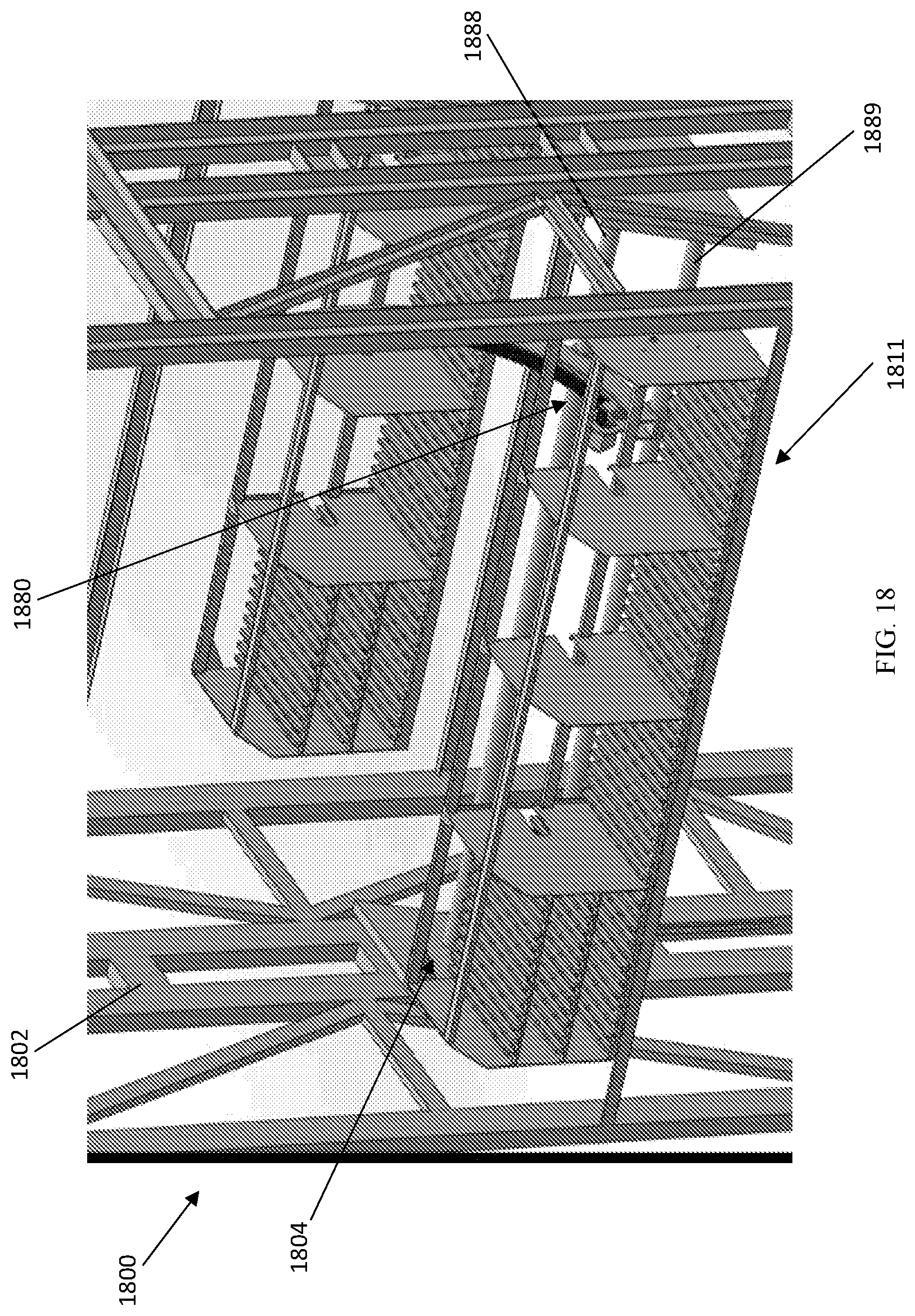 Patent US12319503 Figure 18 – Automated package delivery devices, machines, and systems