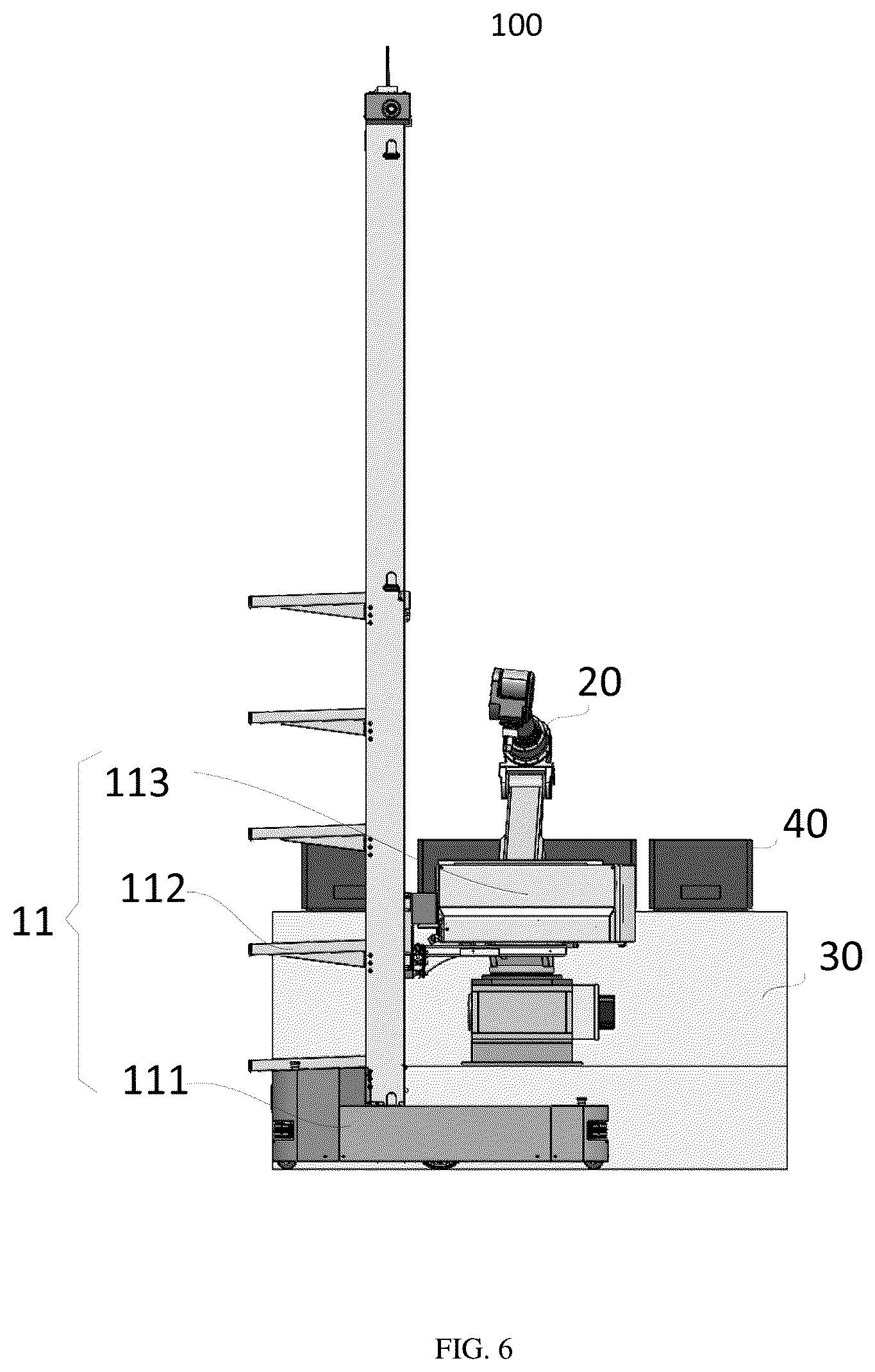 Patent US12319504 Figure 8 – Intelligent warehousing system, processing terminal, warehouse robot and intelligent warehousing method