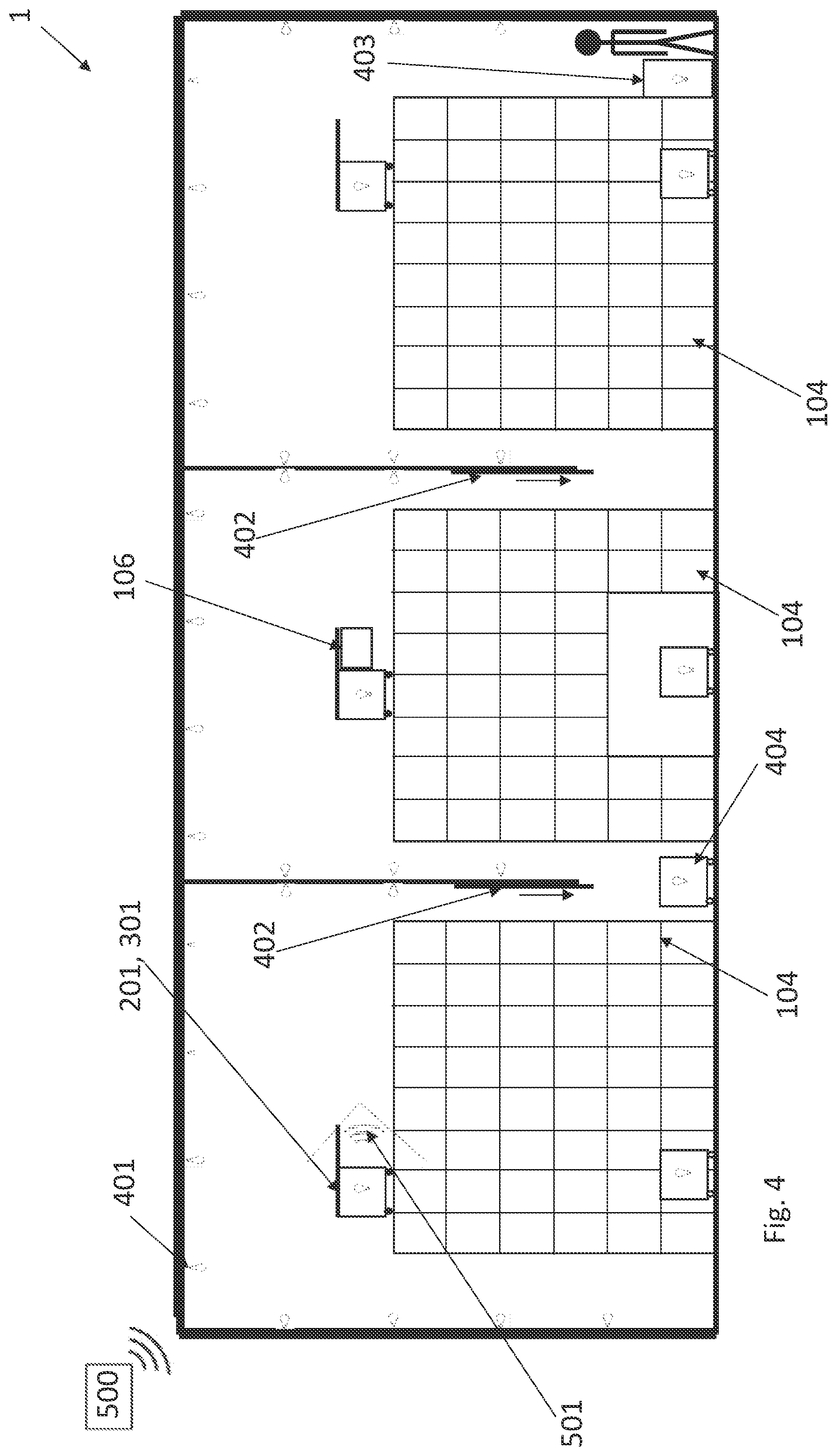 Patent US12319507 Figure 3 – System and method for light communication in a storage system