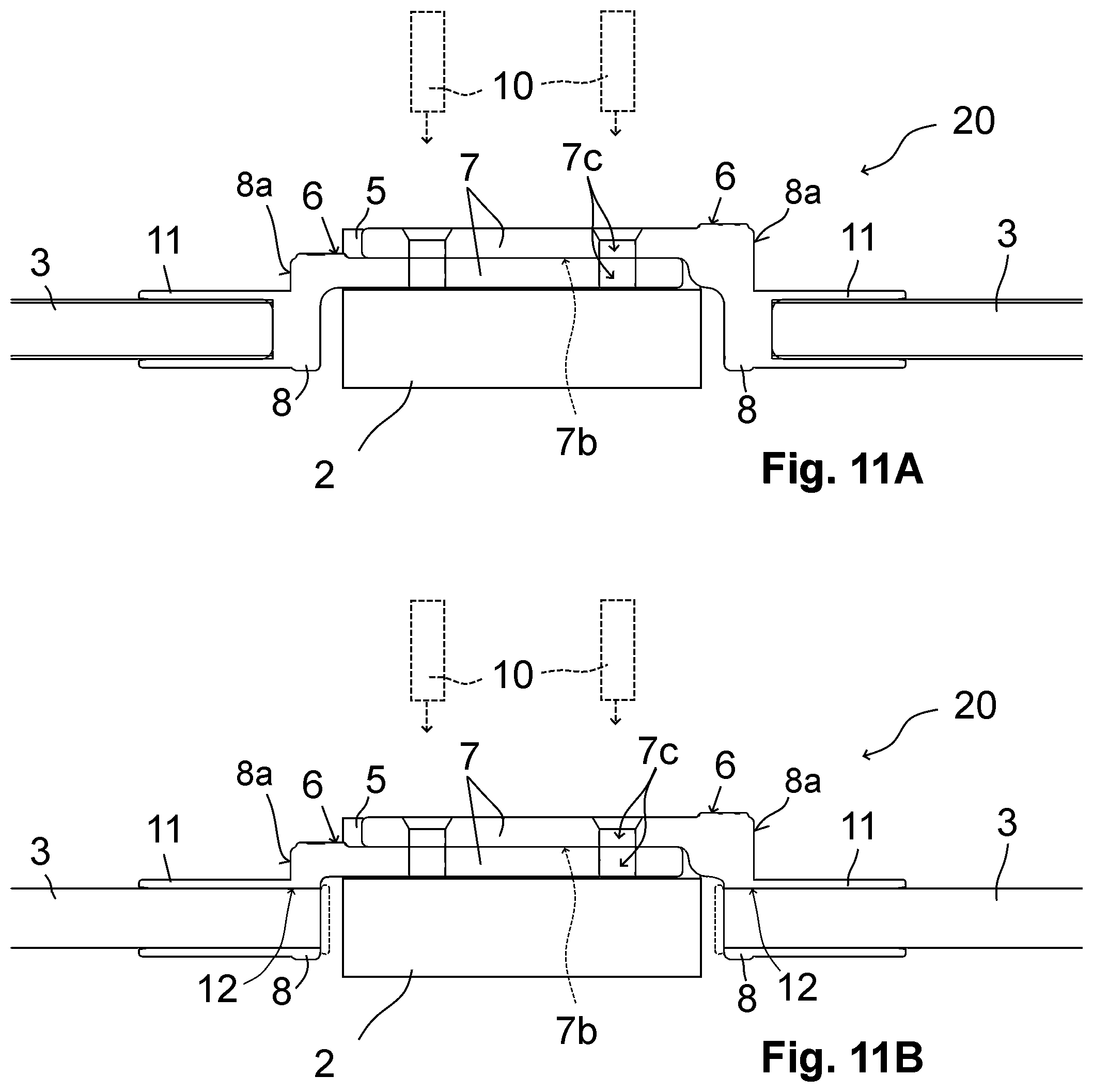 Patent US12319509 Figure 8 – Attachment piece, rod assembly and rod band