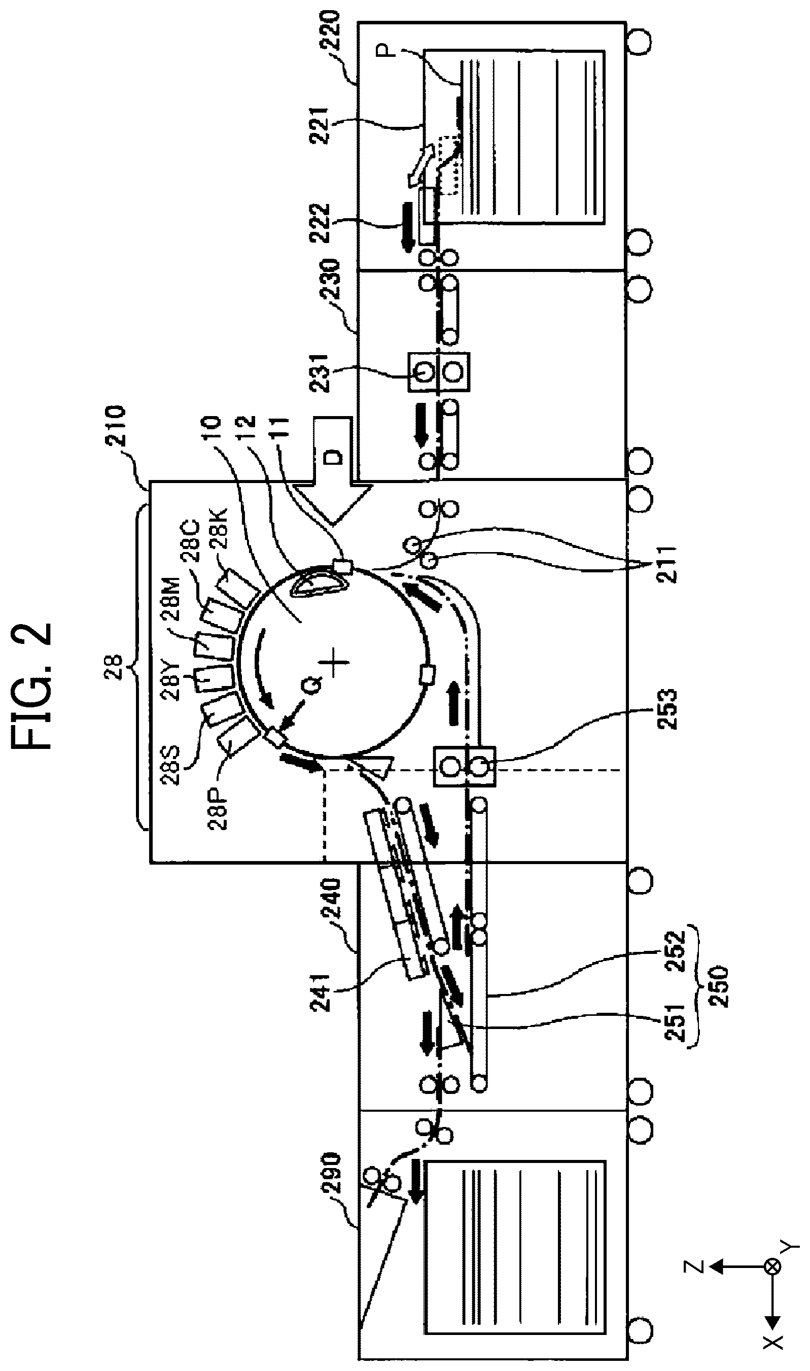 Patent US12319511 Figure 2 – Device for attaching and detaching roller, and belt conveyor including the device