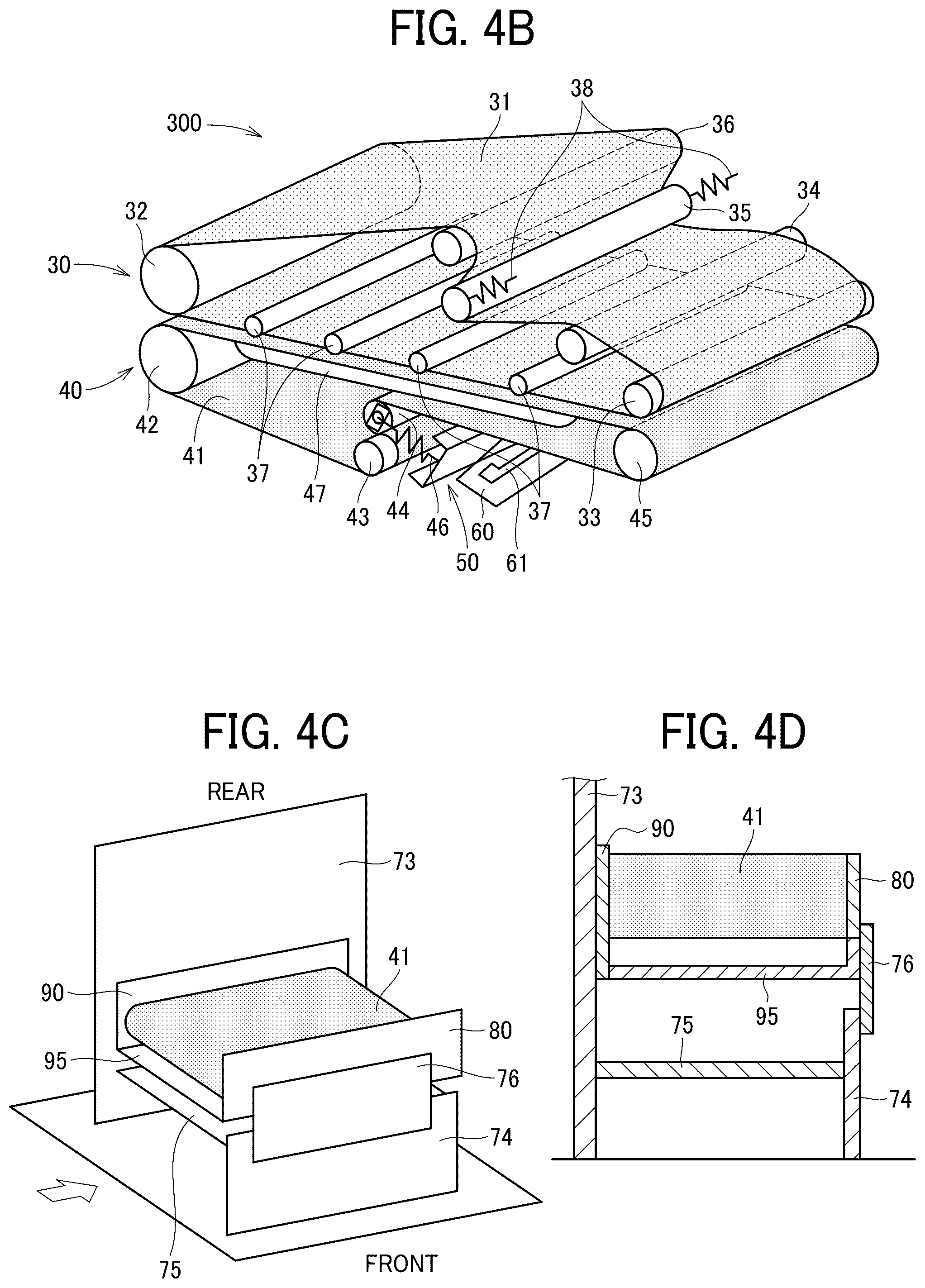 Patent US12319511 Figure 4 – Device for attaching and detaching roller, and belt conveyor including the device