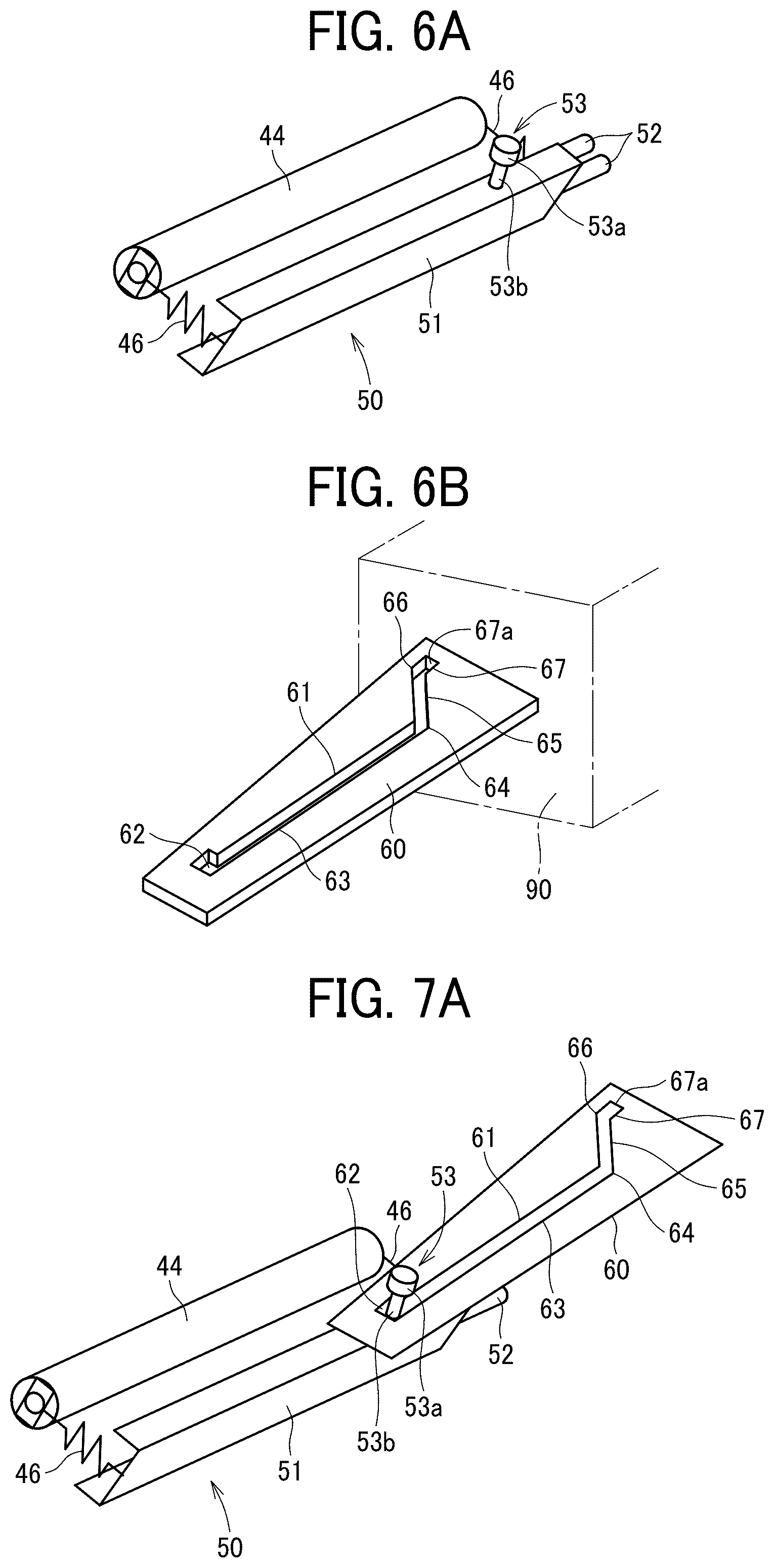 Patent US12319511 Figure 7 – Device for attaching and detaching roller, and belt conveyor including the device