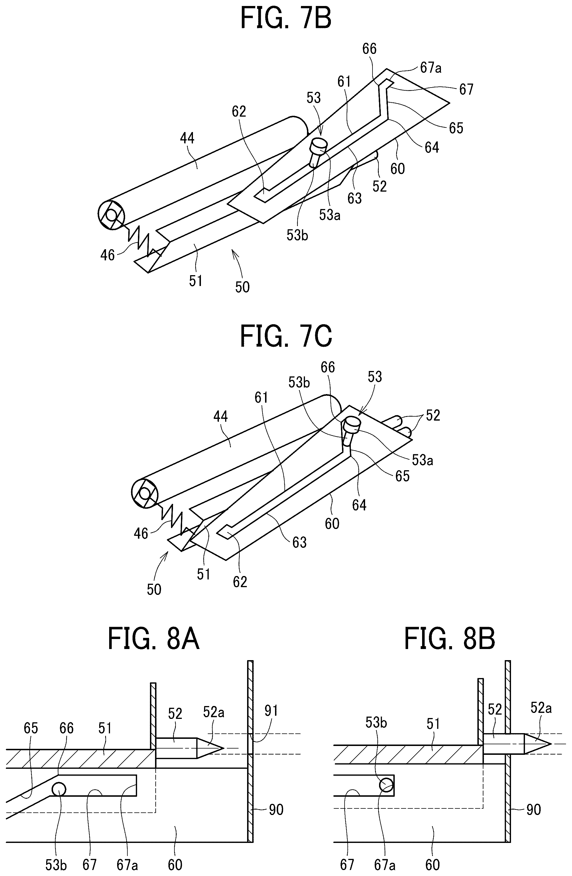 Patent US12319511 Figure 8 – Device for attaching and detaching roller, and belt conveyor including the device