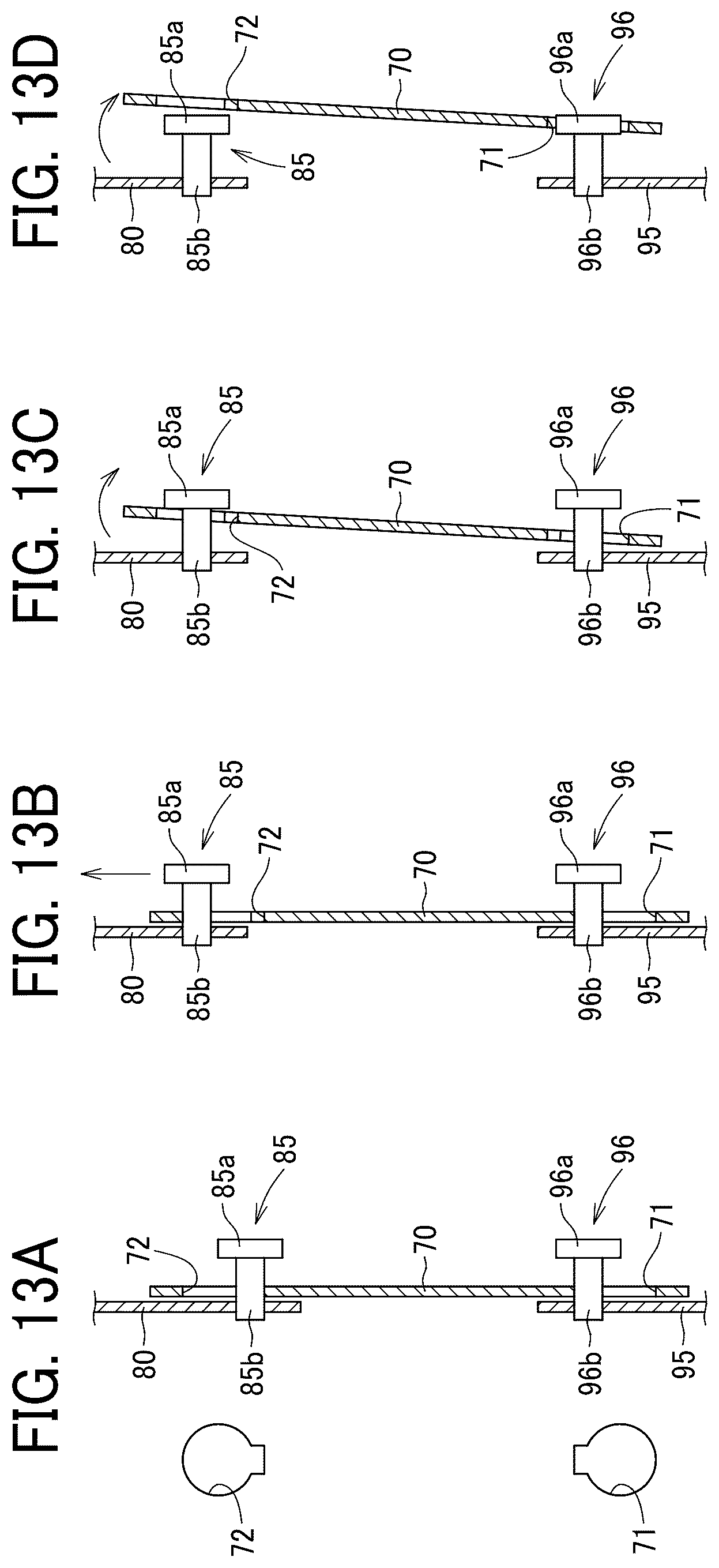 Patent US12319511 Figure 11 – Device for attaching and detaching roller, and belt conveyor including the device