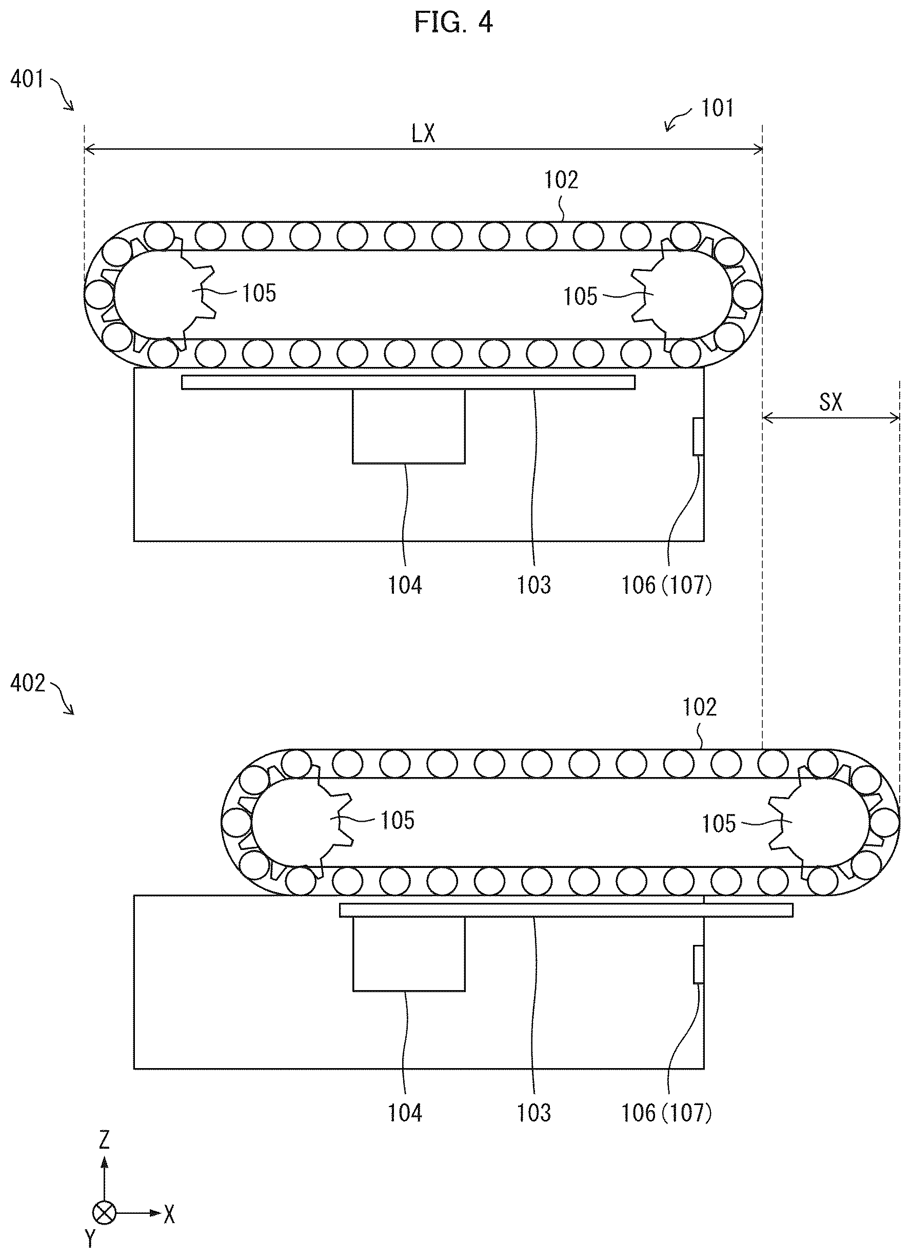 Patent US12319512 Figure 4 – Transfer system