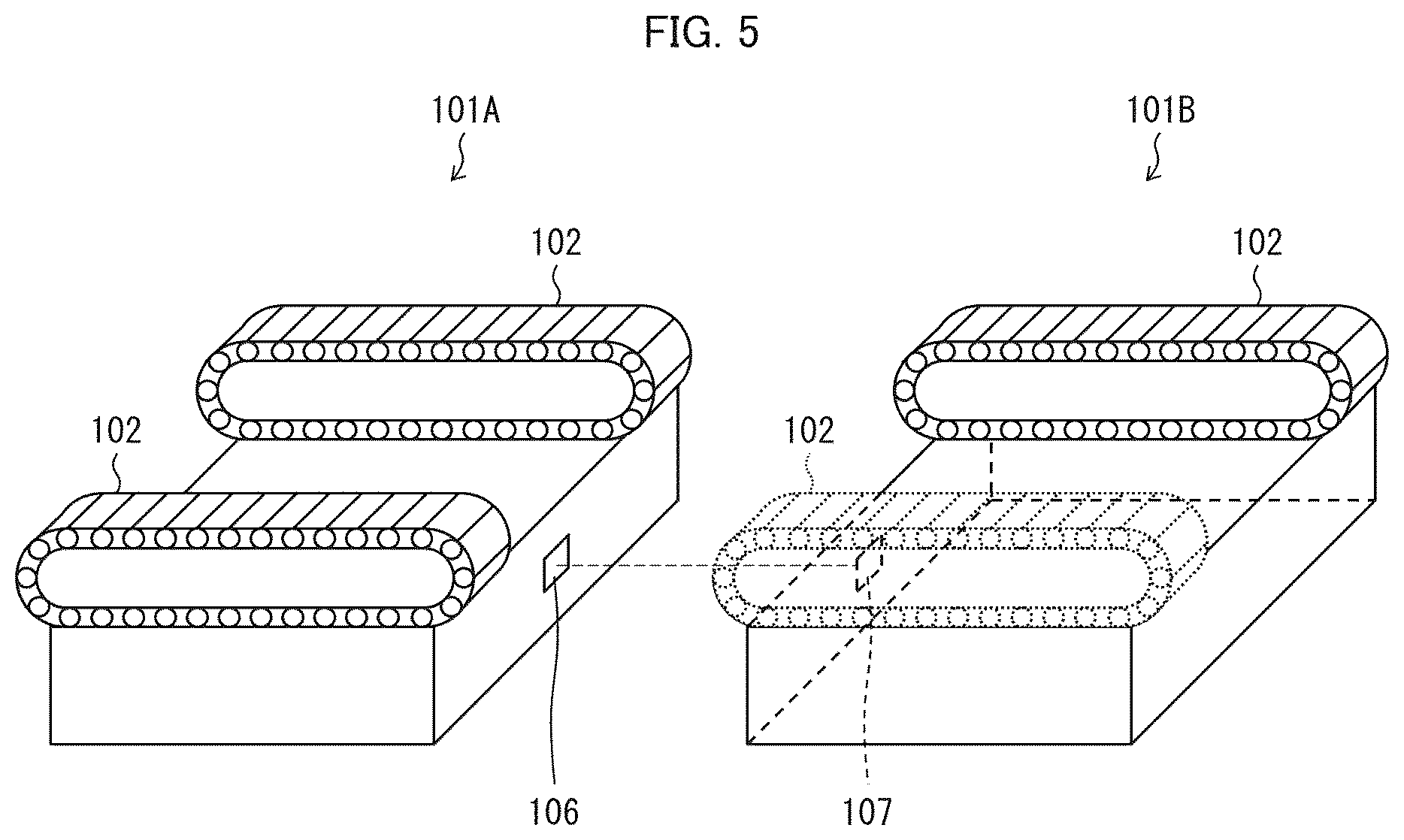 Patent US12319512 Figure 5 – Transfer system