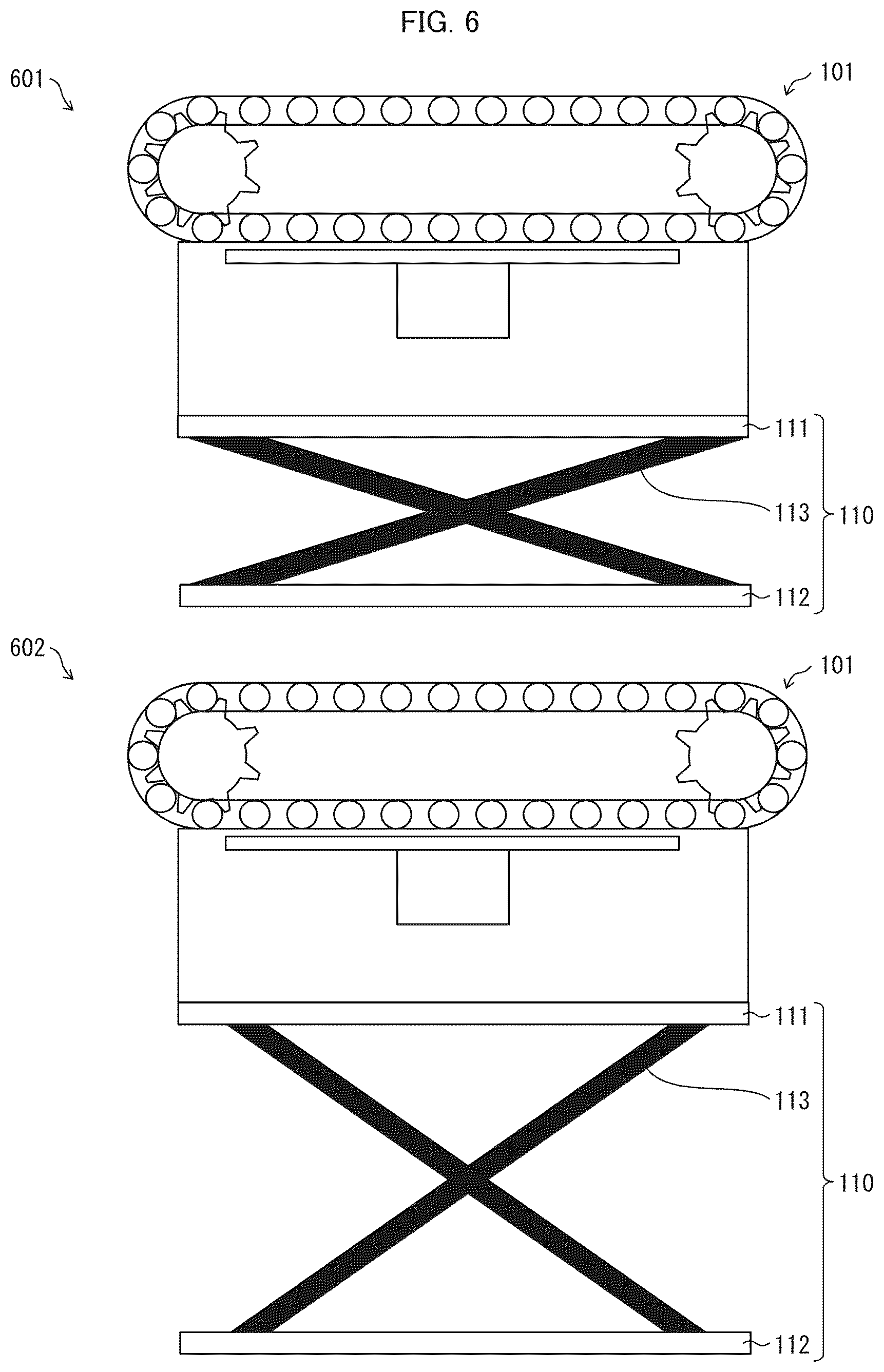 Patent US12319512 Figure 6 – Transfer system