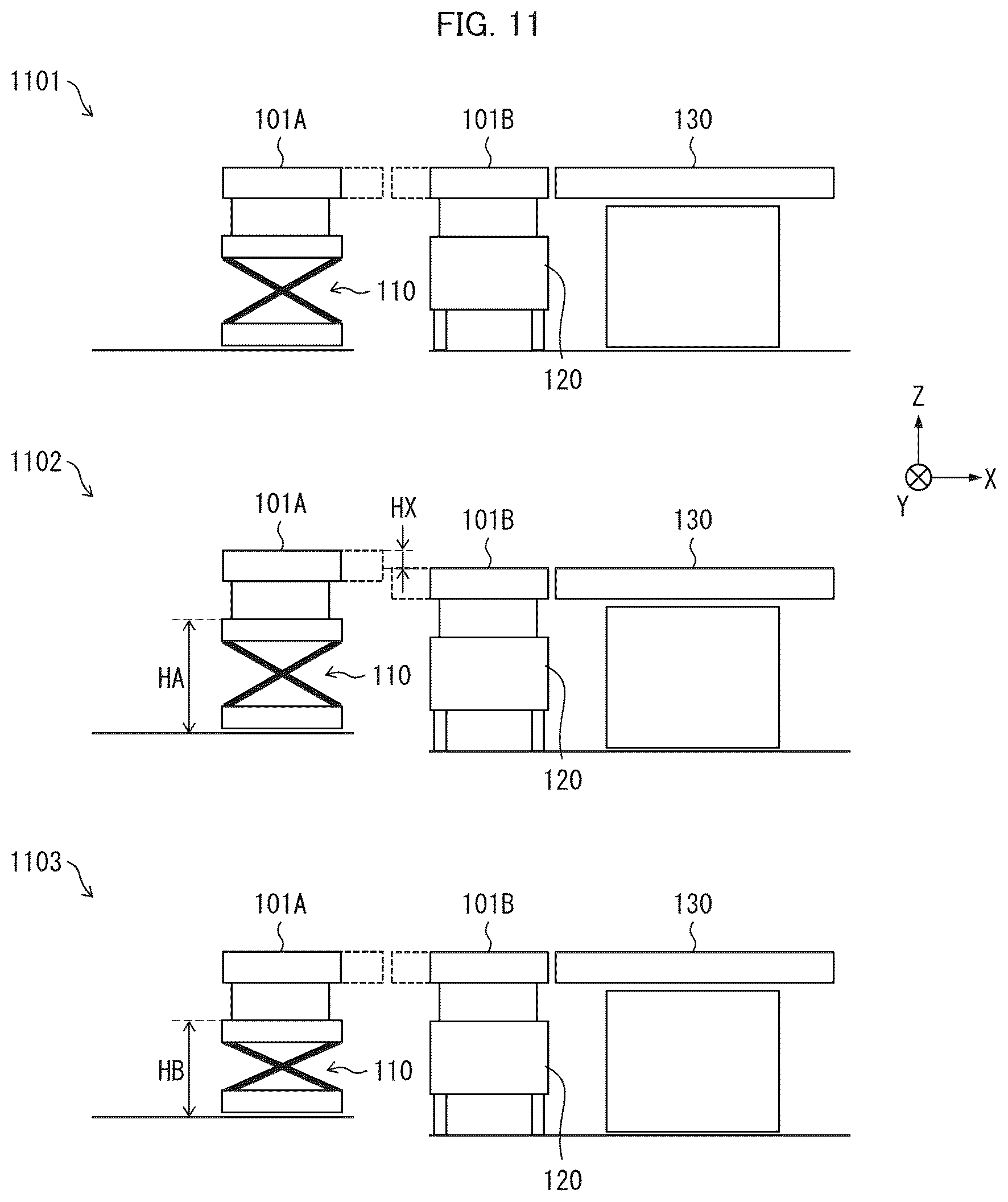 Patent US12319512 Figure 11 – Transfer system