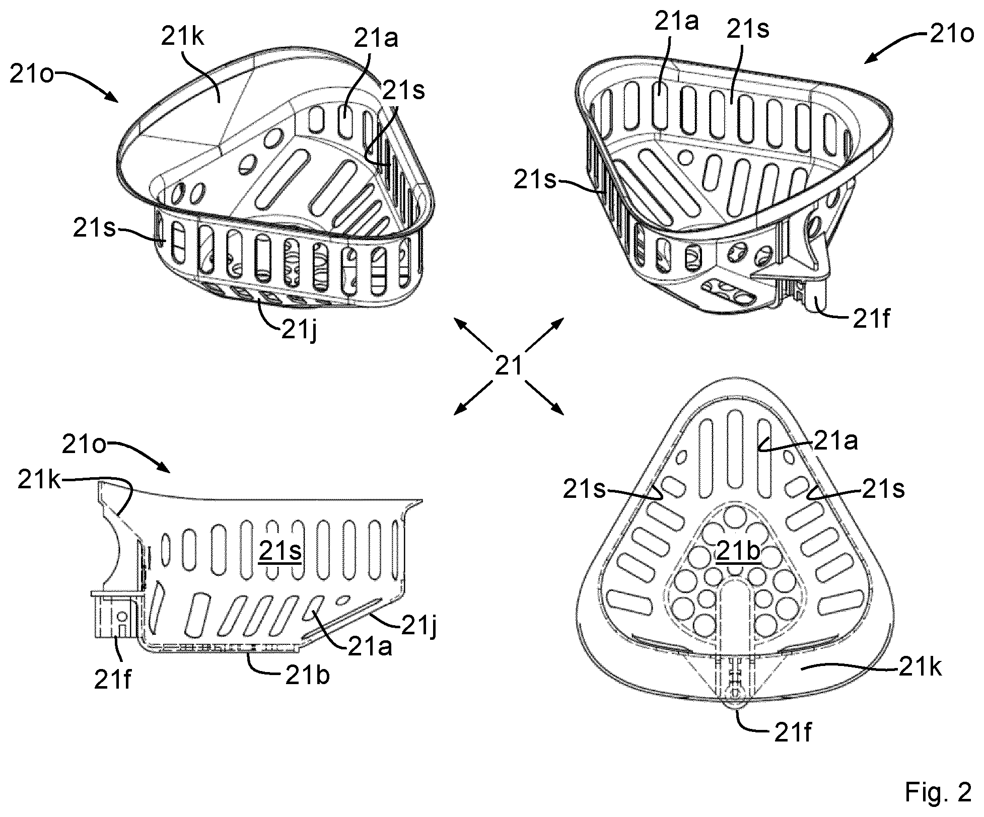 Patent US12319514 Figure 2 – Conveyor device