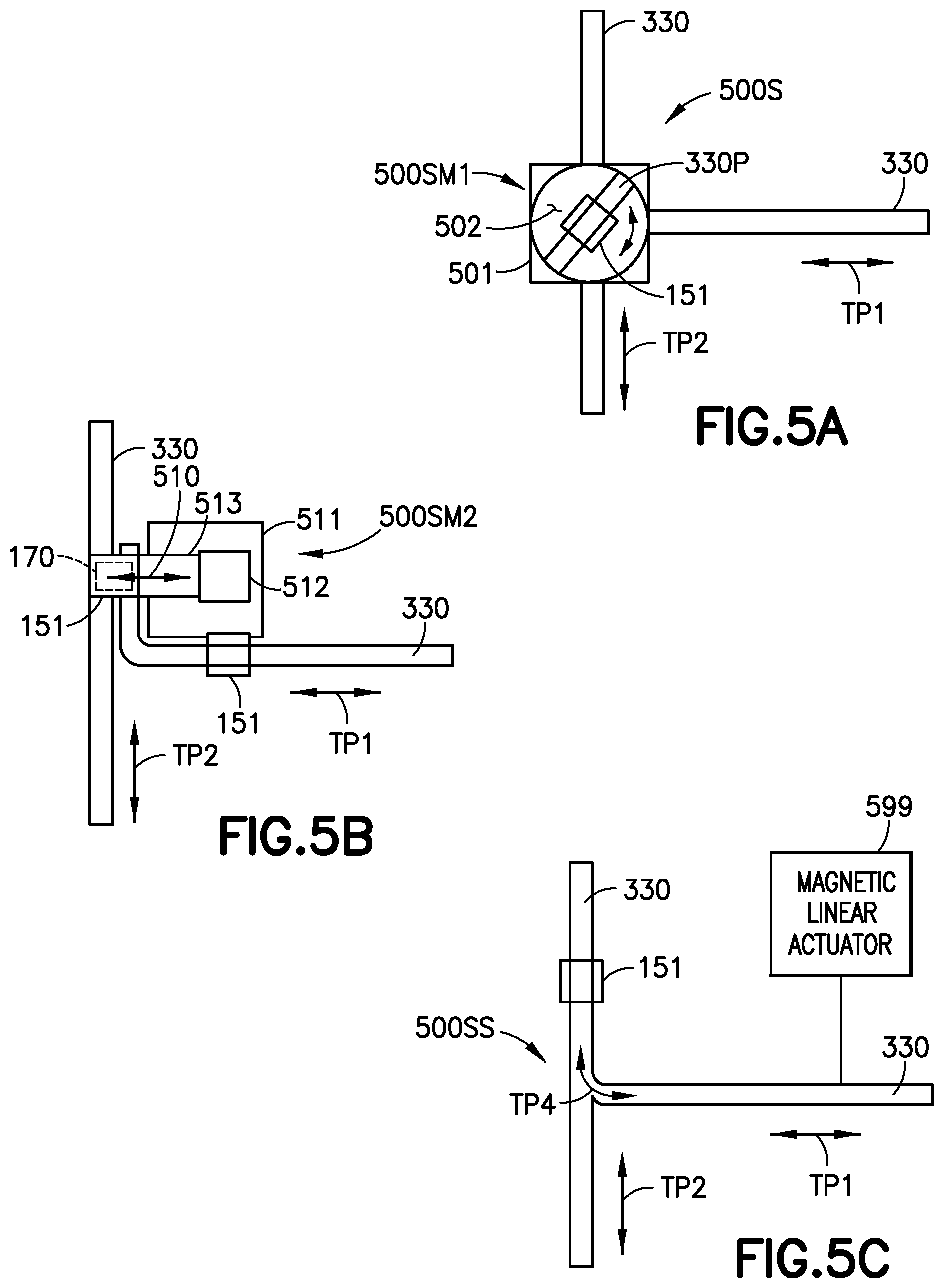 Patent US12319516 Figure 11 – Overhead labware transport system