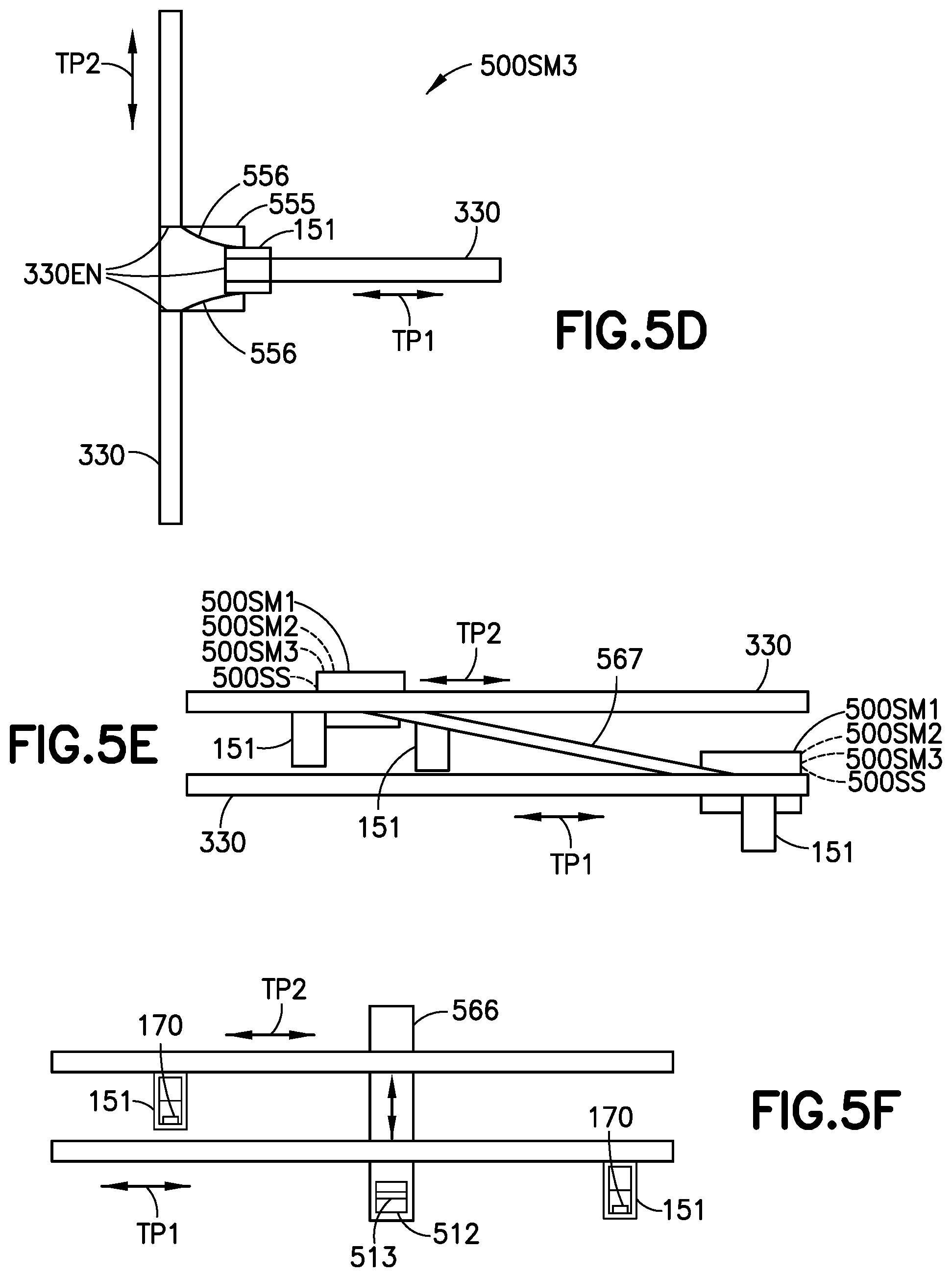 Patent US12319516 Figure 12 – Overhead labware transport system